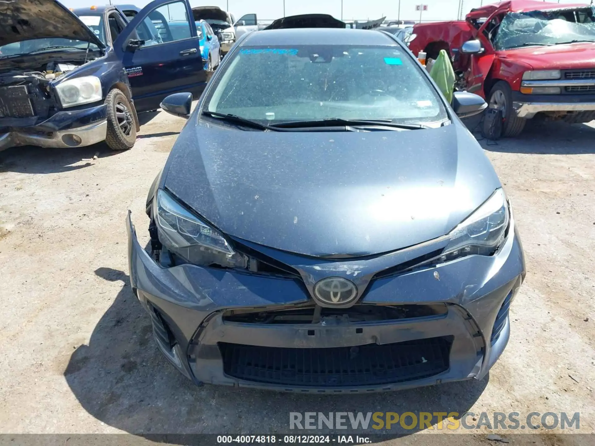 12 Photograph of a damaged car 5YFBURHE2KP910307 TOYOTA COROLLA 2019
