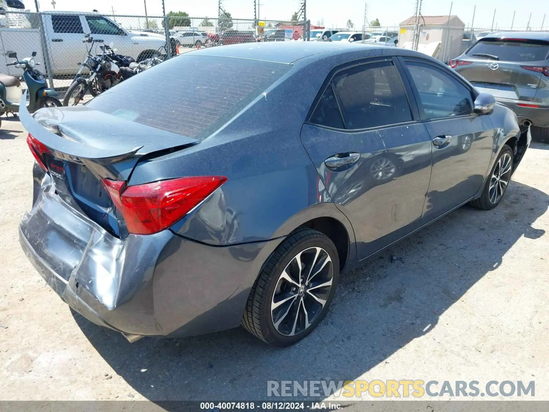 4 Photograph of a damaged car 5YFBURHE2KP910307 TOYOTA COROLLA 2019