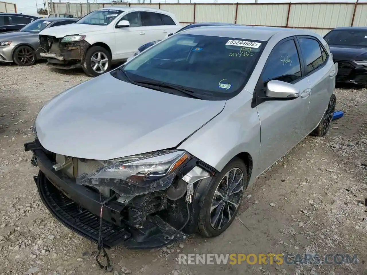 2 Photograph of a damaged car 5YFBURHE2KP913868 TOYOTA COROLLA 2019