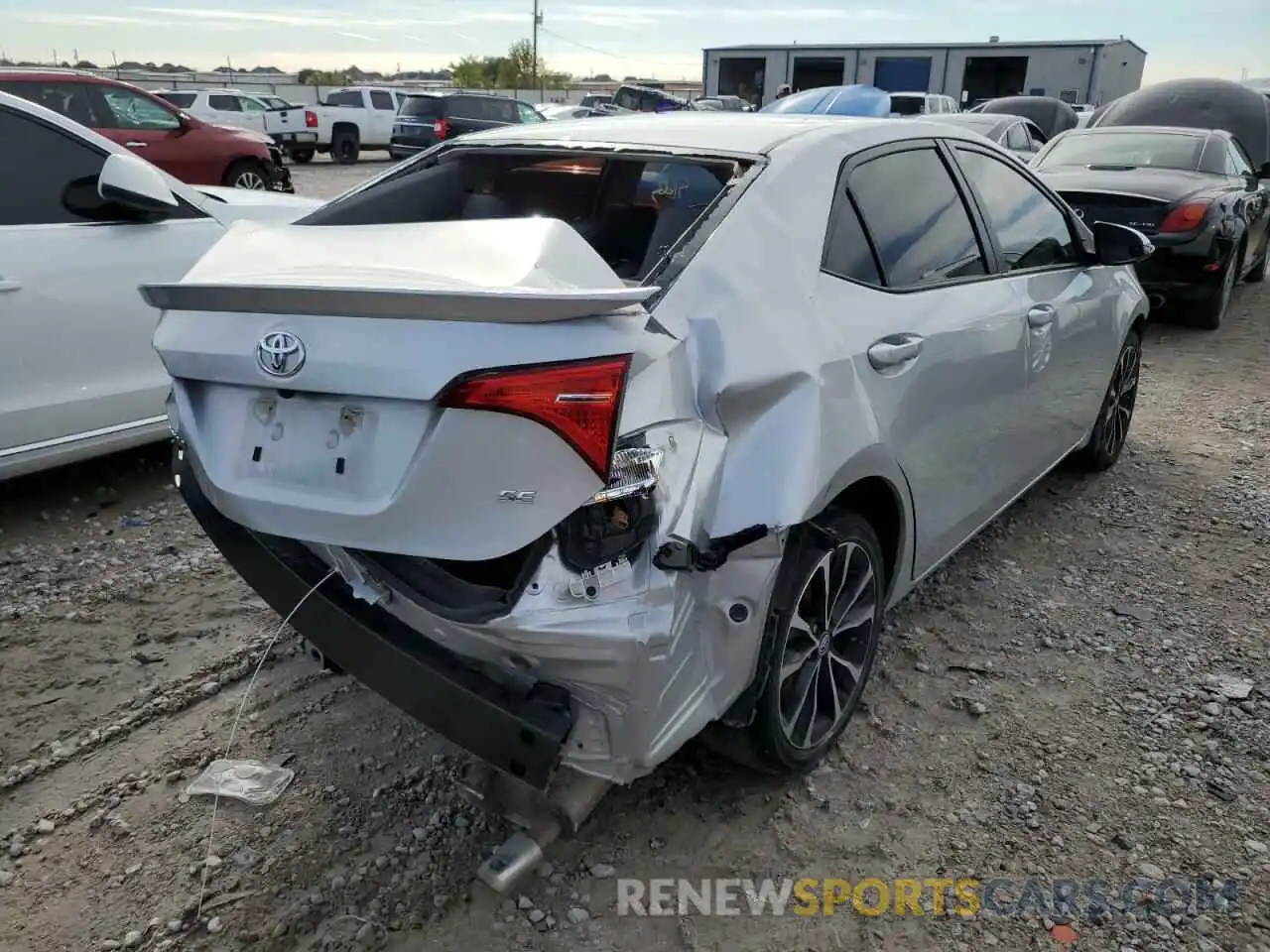 4 Photograph of a damaged car 5YFBURHE2KP913868 TOYOTA COROLLA 2019