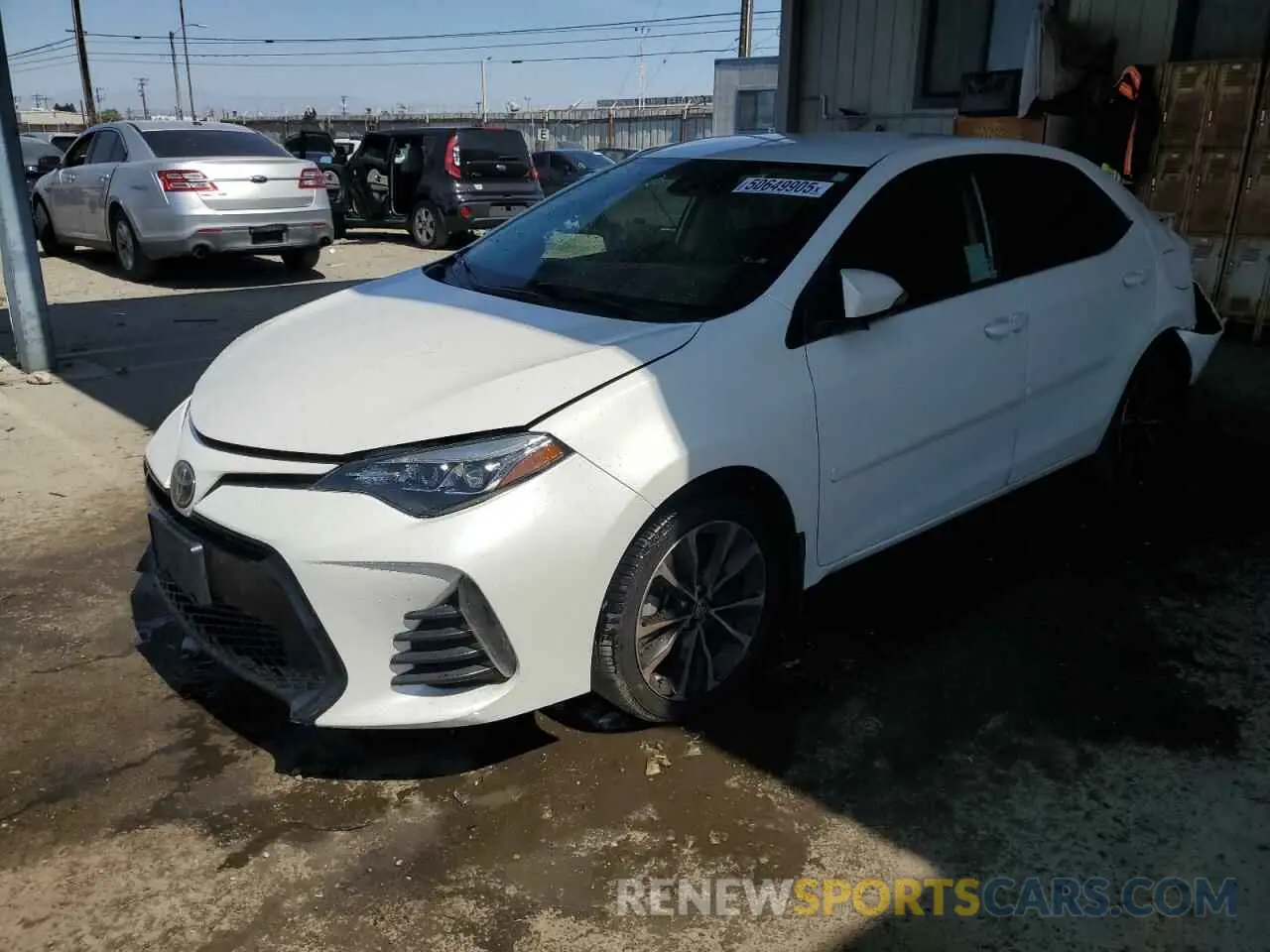 1 Photograph of a damaged car 5YFBURHE2KP915779 TOYOTA COROLLA 2019