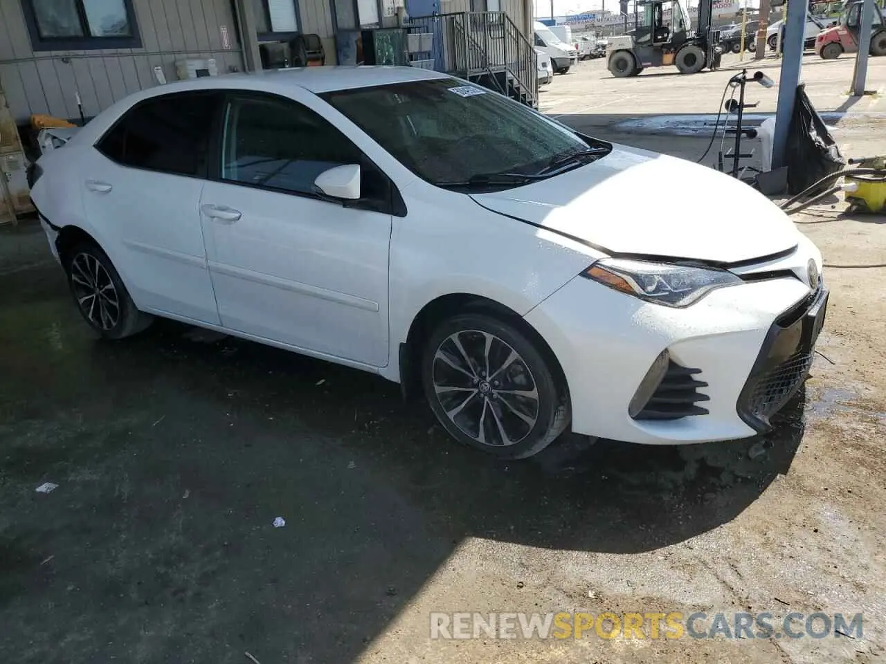 4 Photograph of a damaged car 5YFBURHE2KP915779 TOYOTA COROLLA 2019