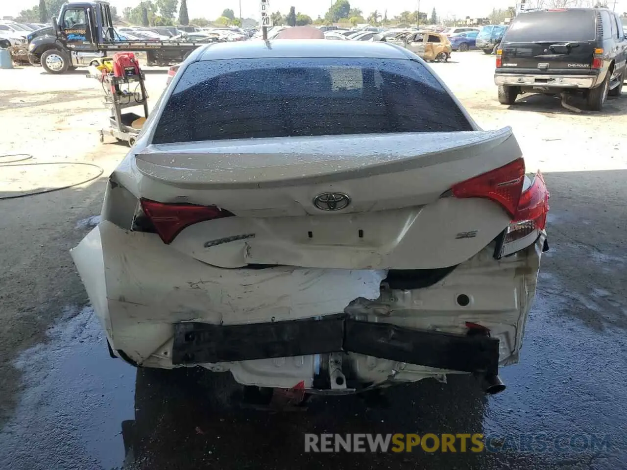 6 Photograph of a damaged car 5YFBURHE2KP915779 TOYOTA COROLLA 2019