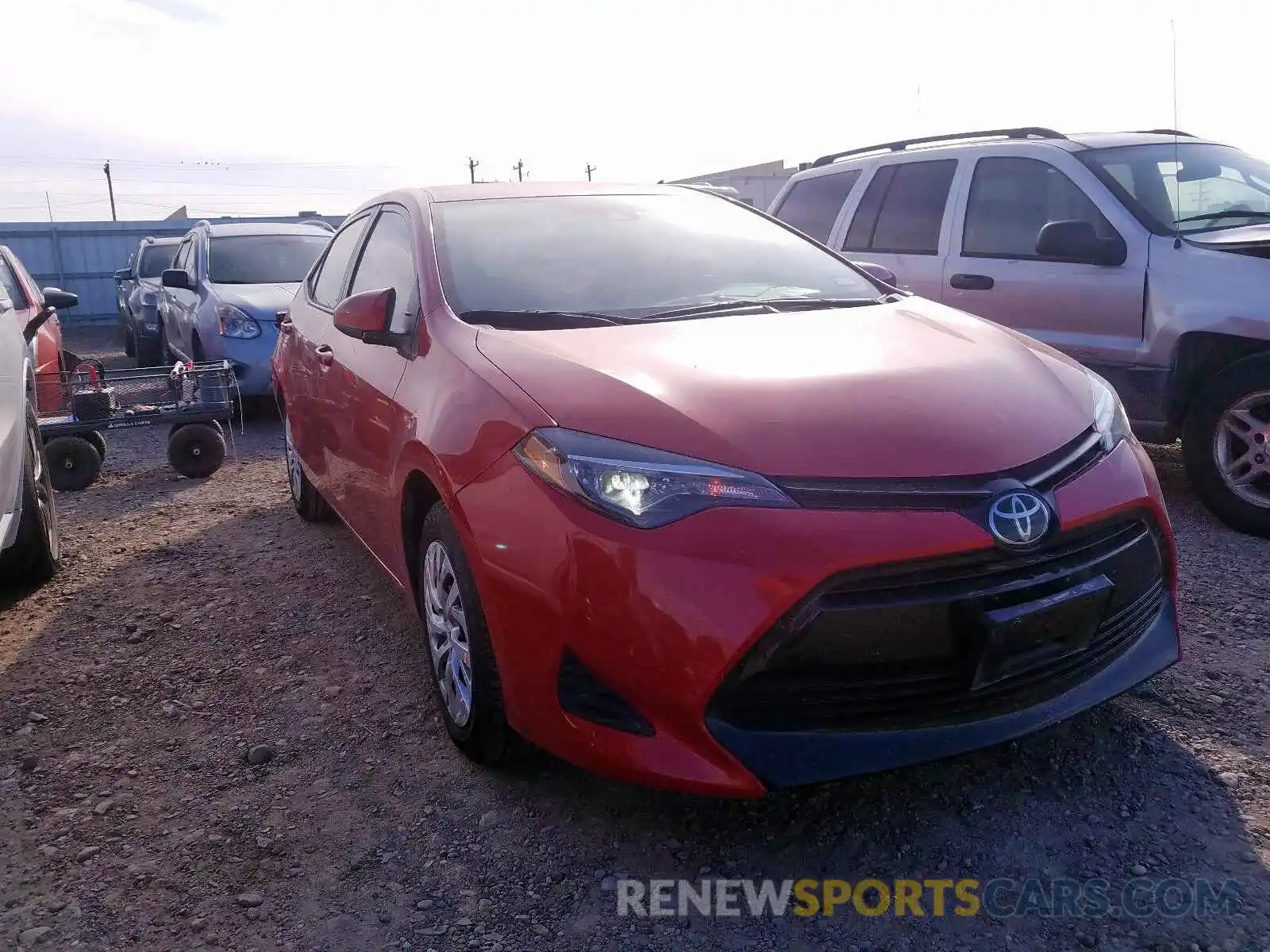 1 Photograph of a damaged car 5YFBURHE2KP915992 TOYOTA COROLLA 2019