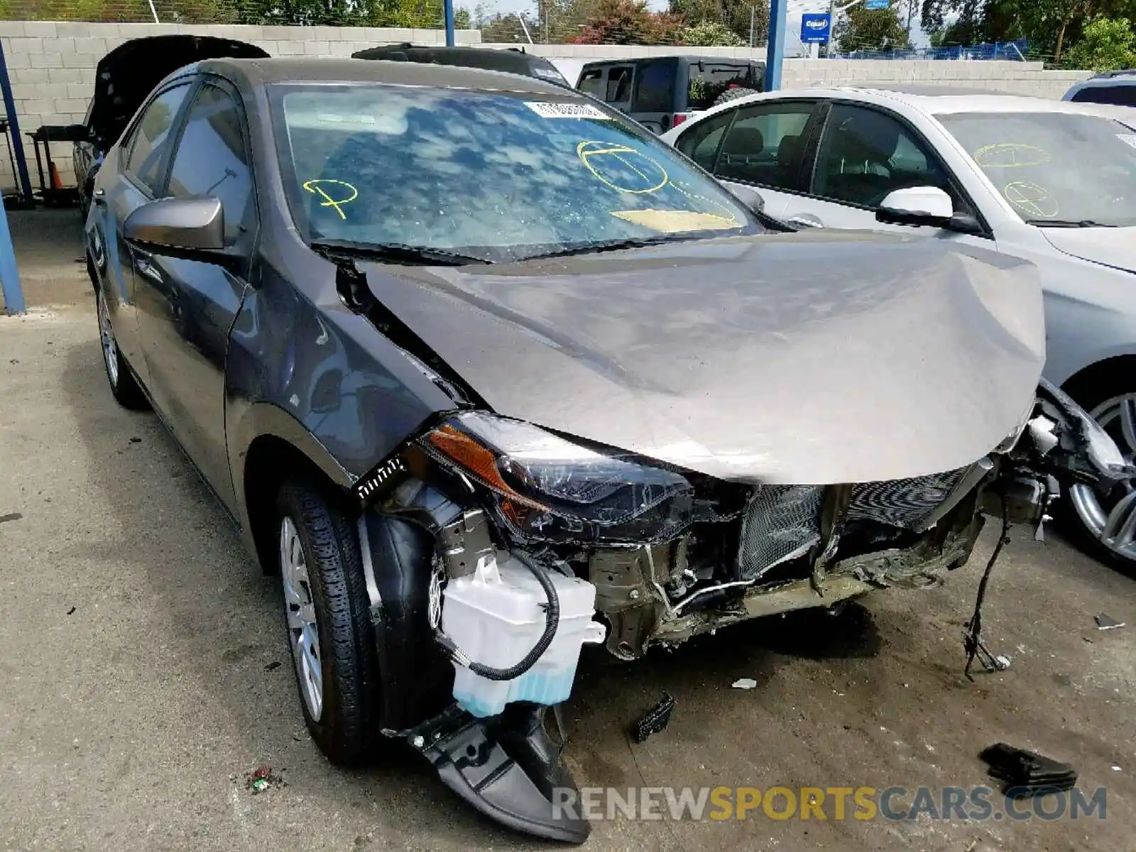 1 Photograph of a damaged car 5YFBURHE2KP916351 TOYOTA COROLLA 2019