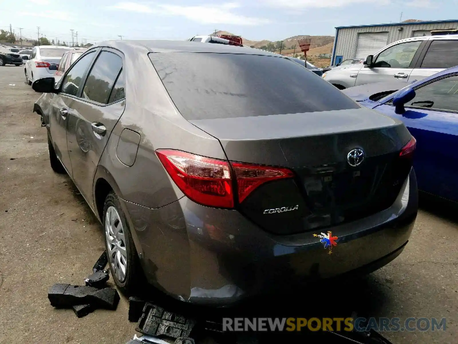 3 Photograph of a damaged car 5YFBURHE2KP916351 TOYOTA COROLLA 2019