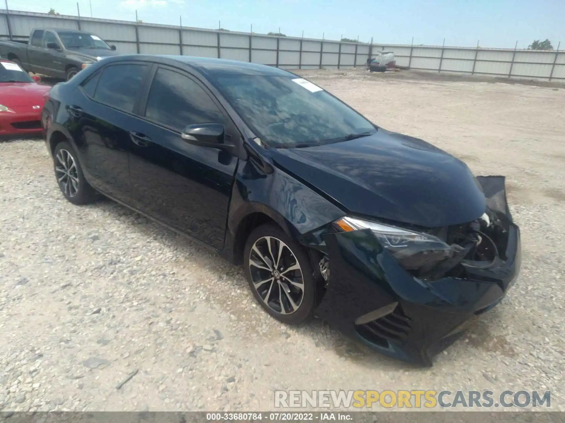 1 Photograph of a damaged car 5YFBURHE2KP917399 TOYOTA COROLLA 2019