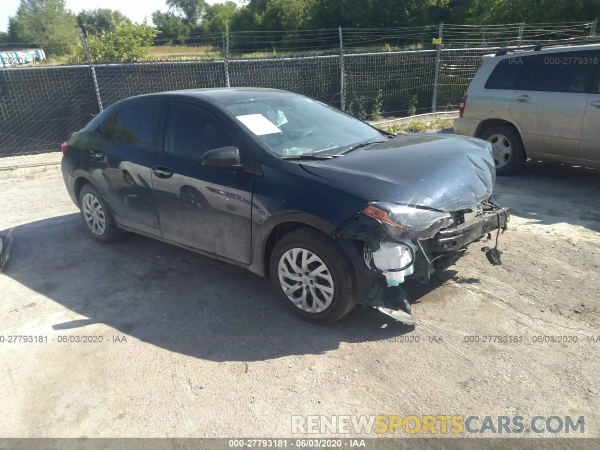 1 Photograph of a damaged car 5YFBURHE2KP918648 TOYOTA COROLLA 2019