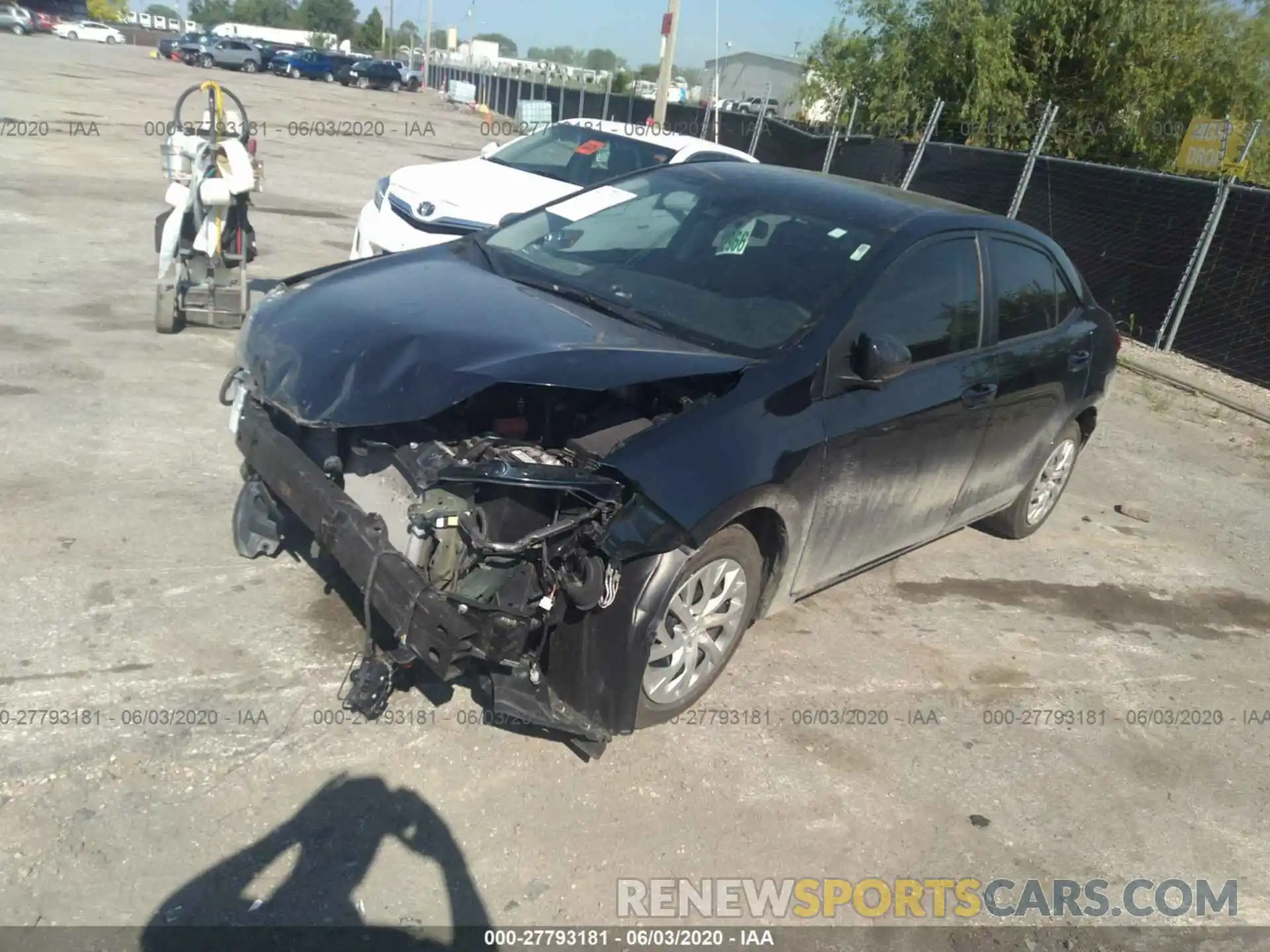 2 Photograph of a damaged car 5YFBURHE2KP918648 TOYOTA COROLLA 2019