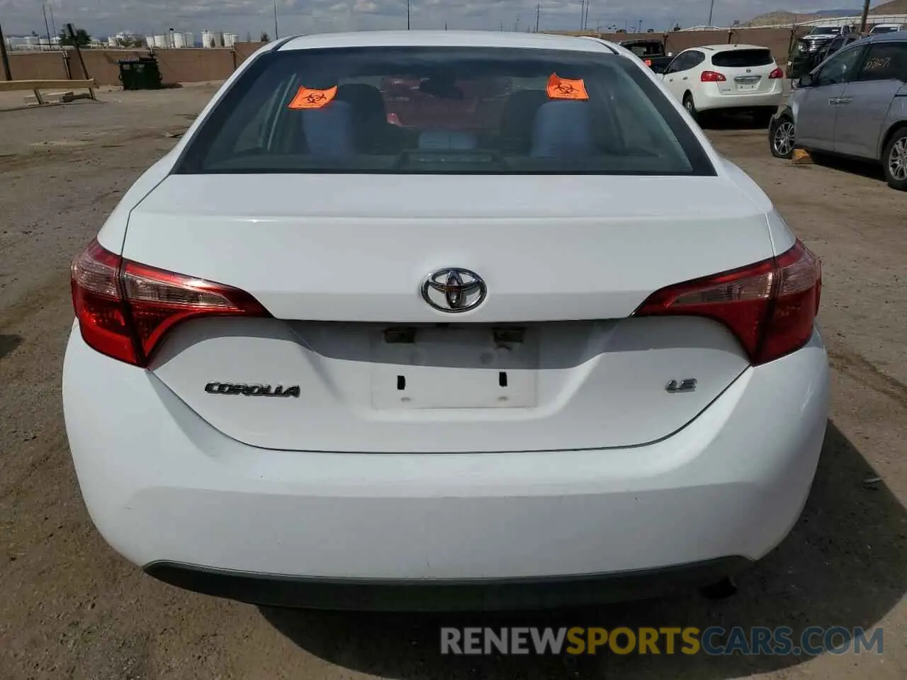 6 Photograph of a damaged car 5YFBURHE2KP924224 TOYOTA COROLLA 2019