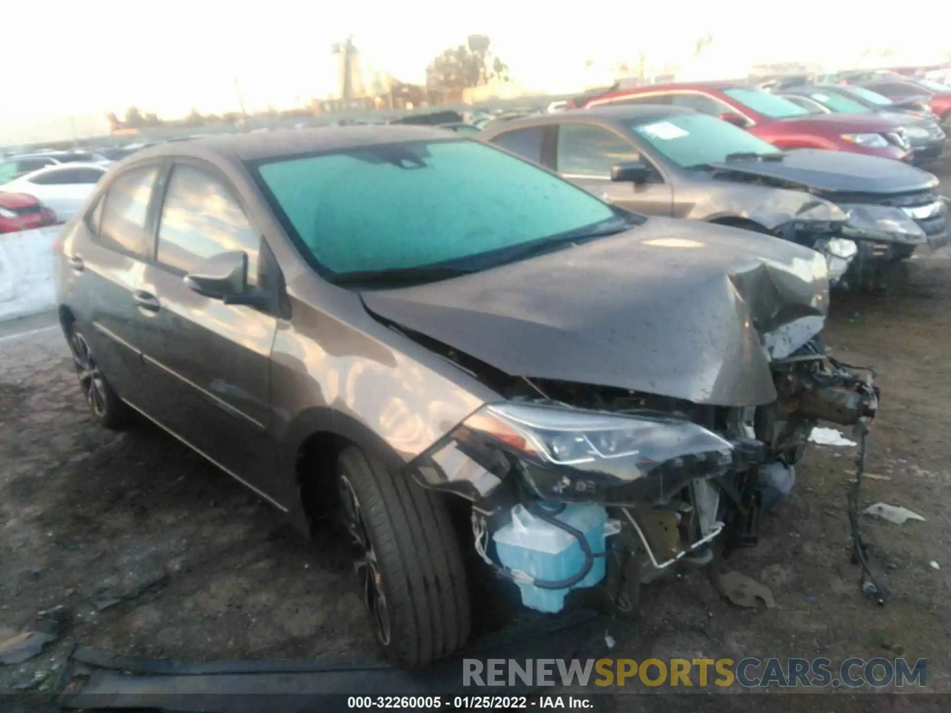 1 Photograph of a damaged car 5YFBURHE2KP926037 TOYOTA COROLLA 2019