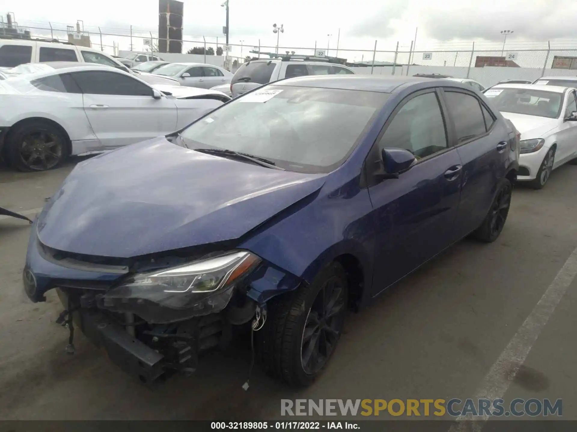 2 Photograph of a damaged car 5YFBURHE2KP926491 TOYOTA COROLLA 2019