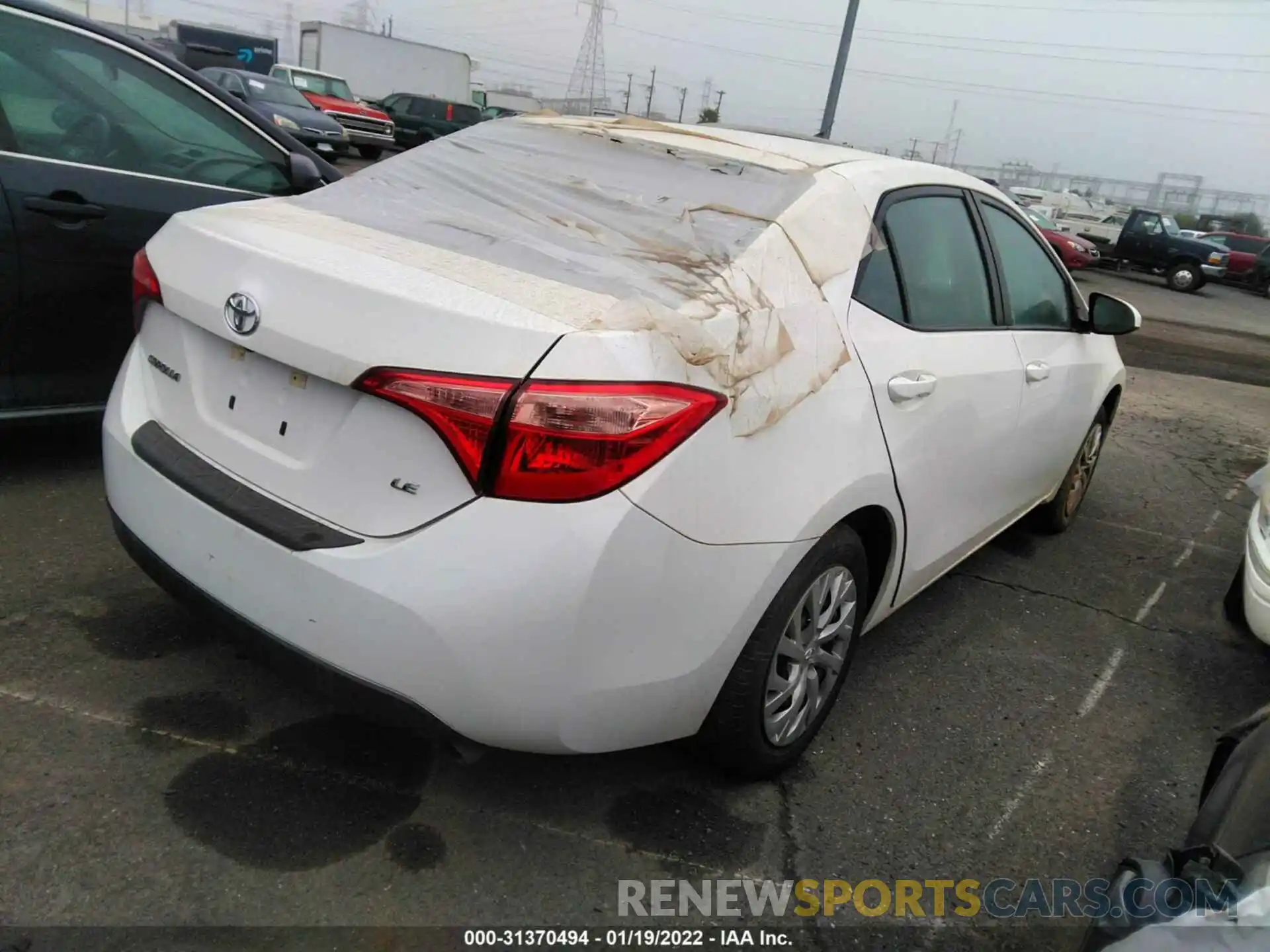 4 Photograph of a damaged car 5YFBURHE2KP926510 TOYOTA COROLLA 2019