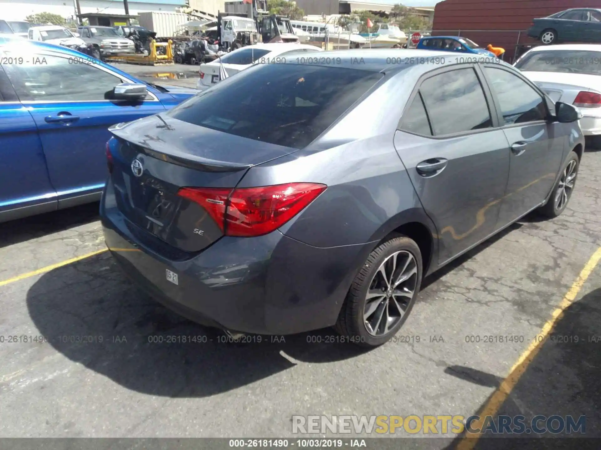 4 Photograph of a damaged car 5YFBURHE2KP926894 TOYOTA COROLLA 2019