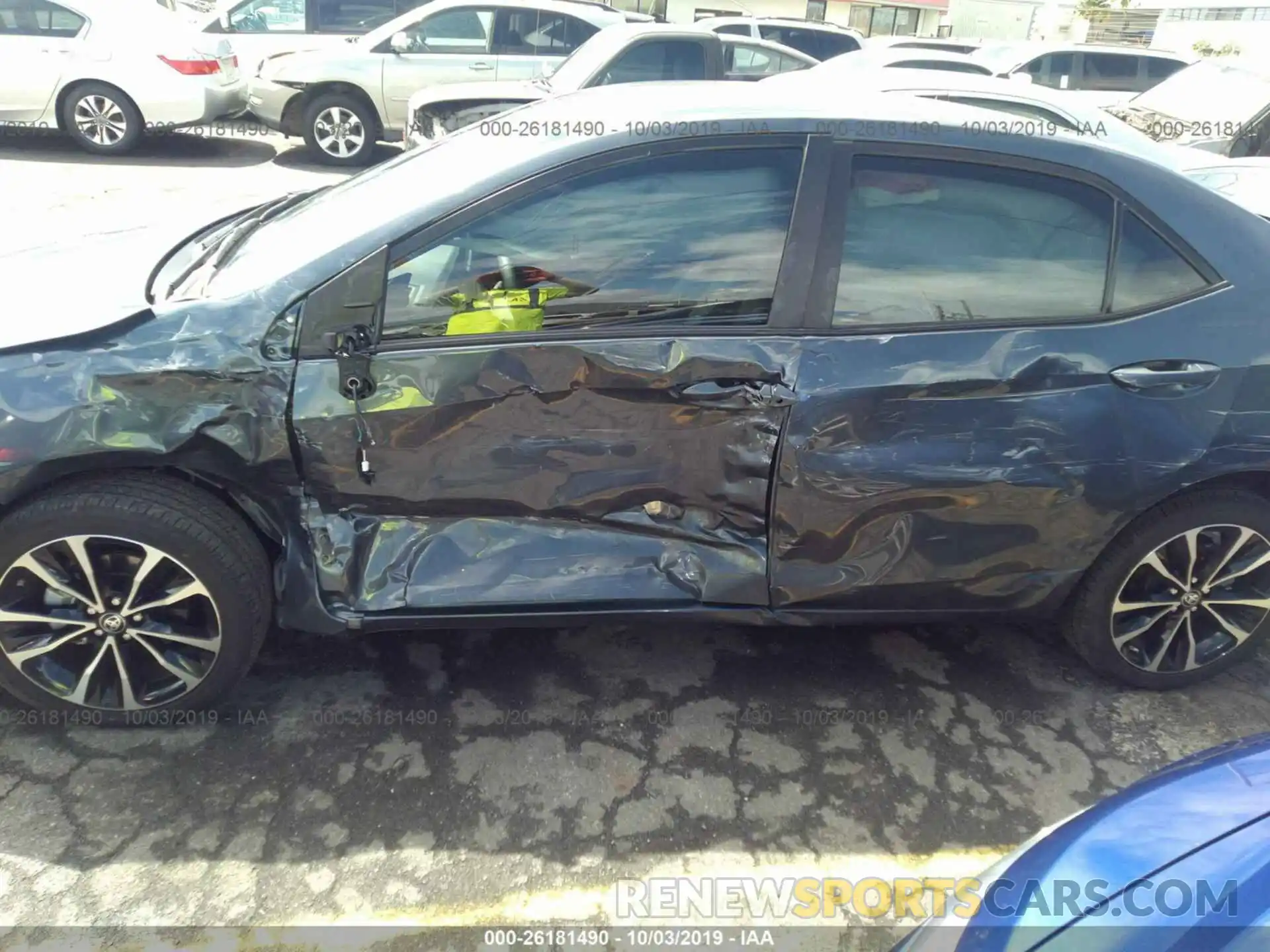 6 Photograph of a damaged car 5YFBURHE2KP926894 TOYOTA COROLLA 2019