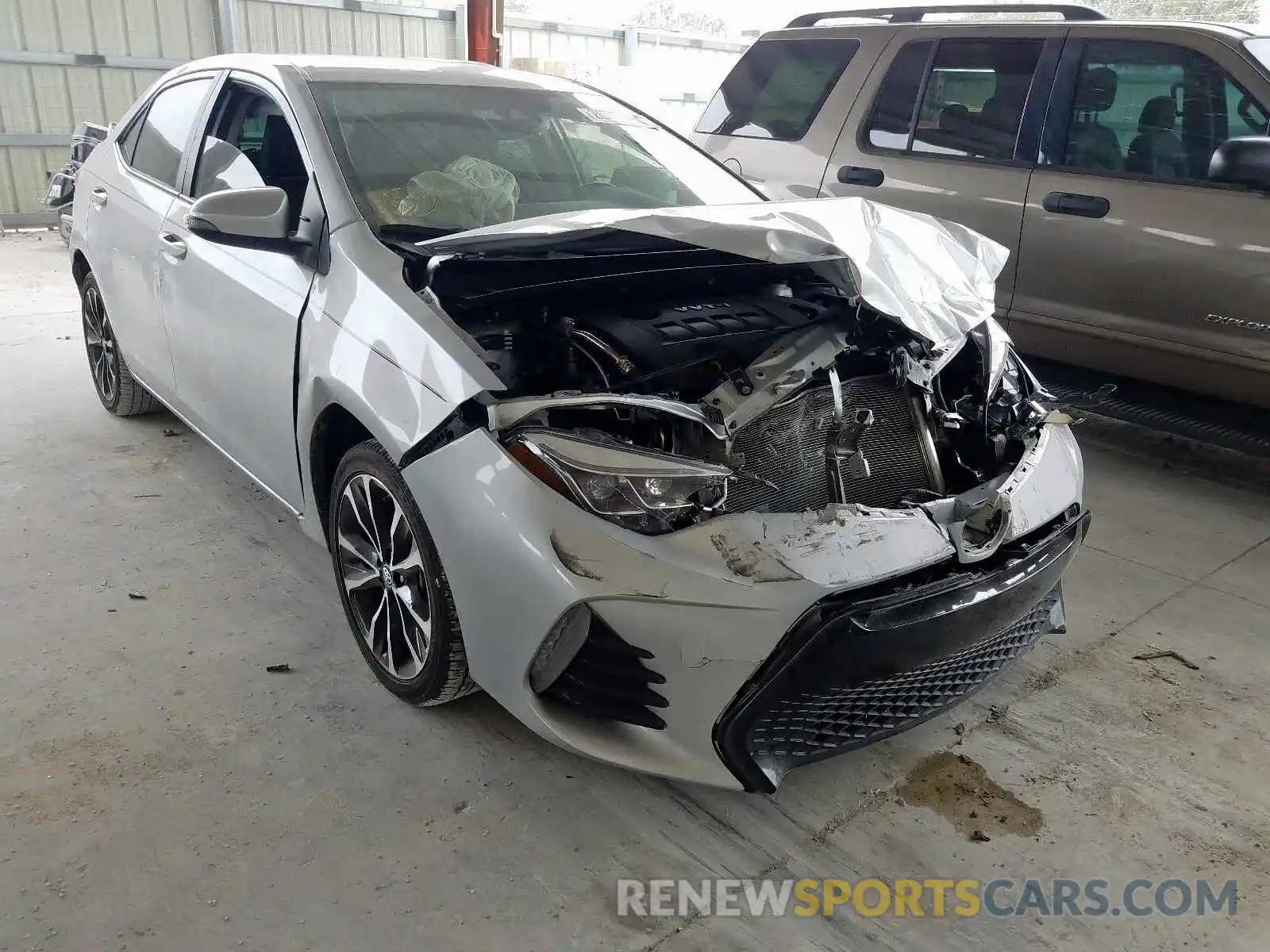 1 Photograph of a damaged car 5YFBURHE2KP930590 TOYOTA COROLLA 2019