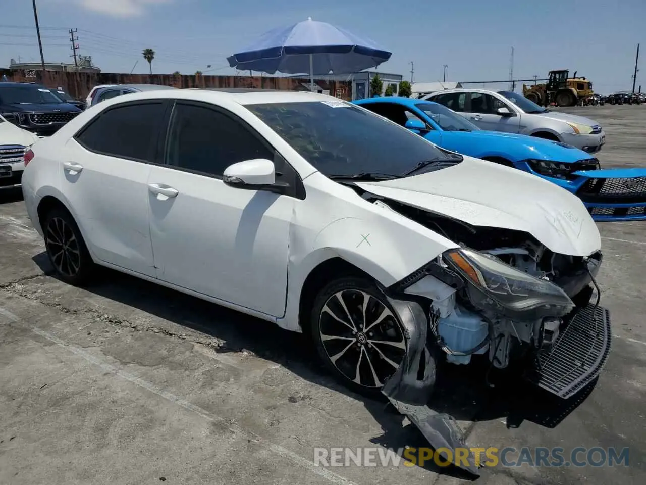 4 Photograph of a damaged car 5YFBURHE2KP931710 TOYOTA COROLLA 2019