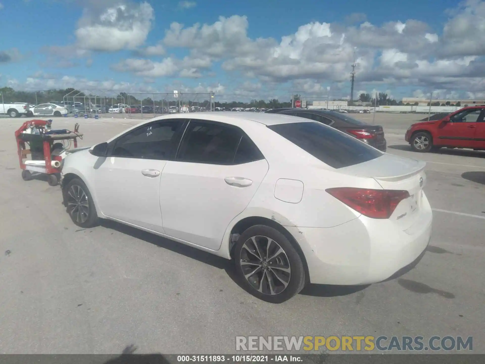 3 Photograph of a damaged car 5YFBURHE2KP934168 TOYOTA COROLLA 2019