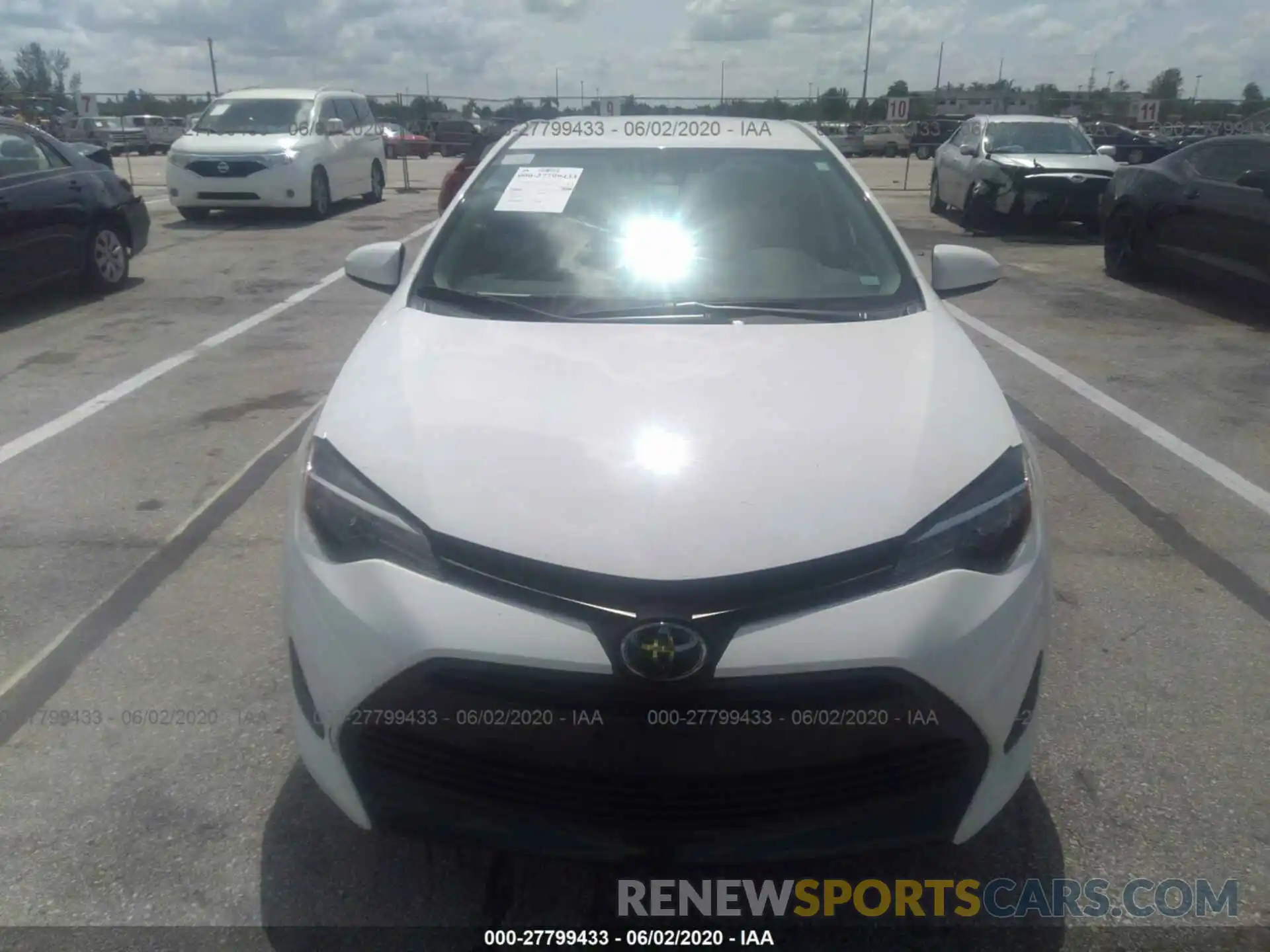 6 Photograph of a damaged car 5YFBURHE2KP934719 TOYOTA COROLLA 2019