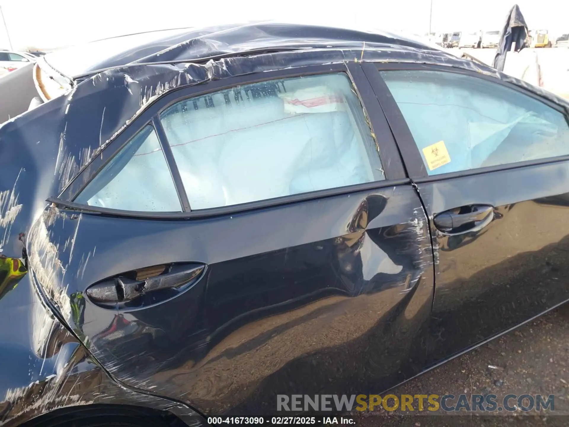 8 Photograph of a damaged car 5YFBURHE2KP935806 TOYOTA COROLLA 2019