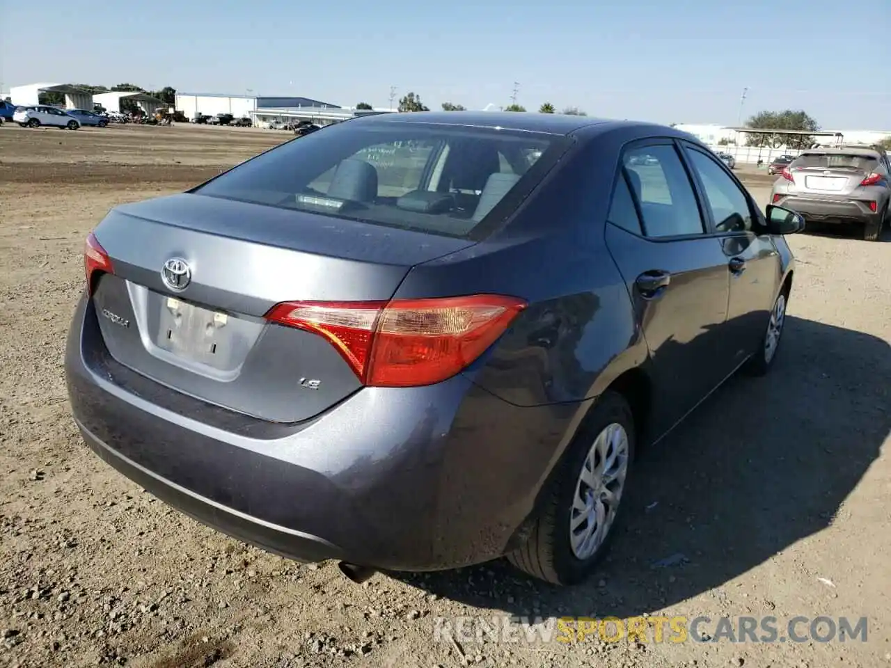 4 Photograph of a damaged car 5YFBURHE2KP935935 TOYOTA COROLLA 2019