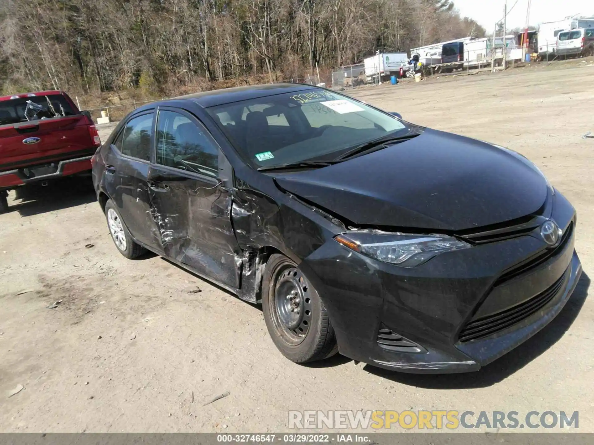 1 Photograph of a damaged car 5YFBURHE2KP935966 TOYOTA COROLLA 2019