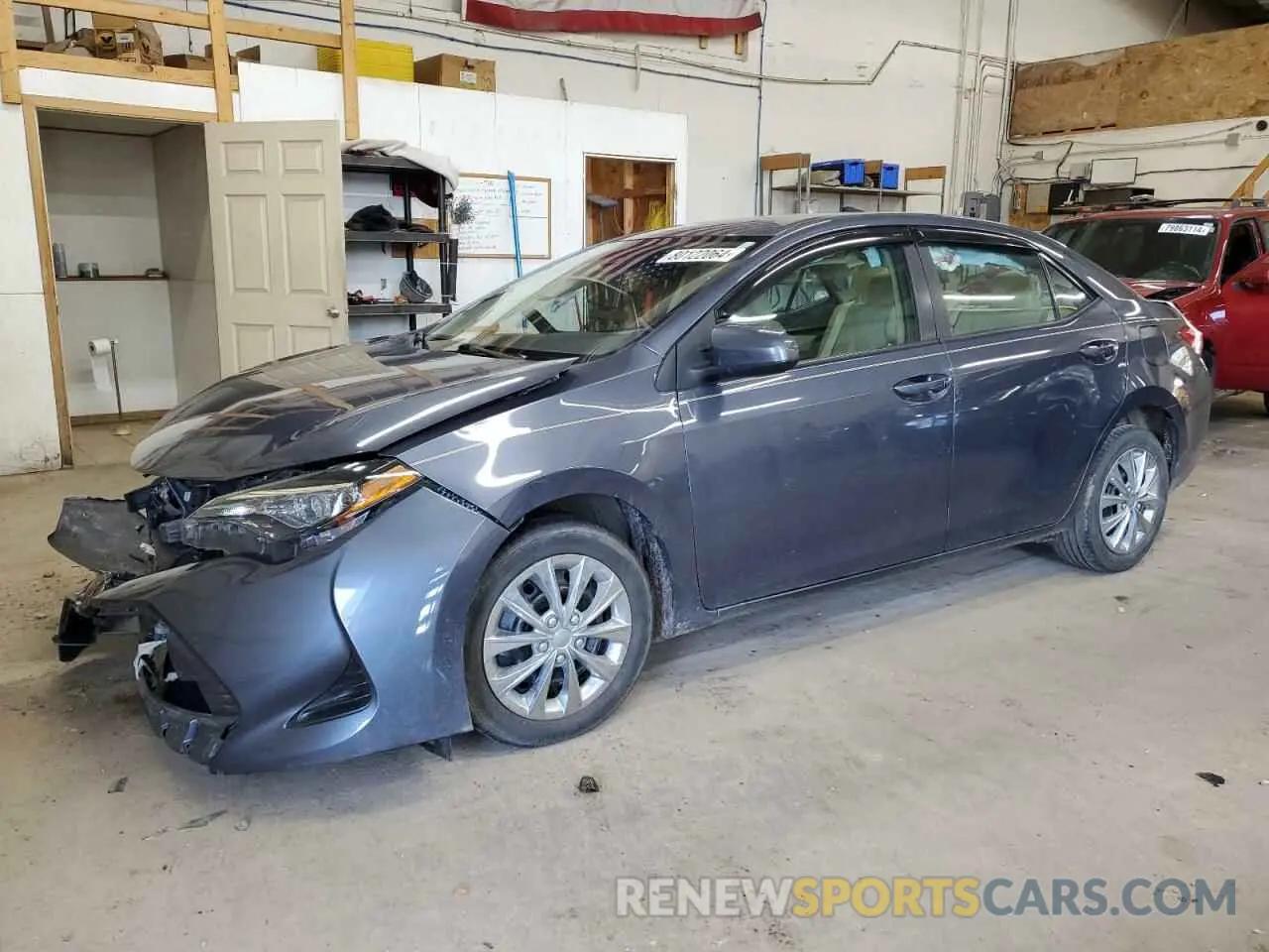 1 Photograph of a damaged car 5YFBURHE2KP936812 TOYOTA COROLLA 2019