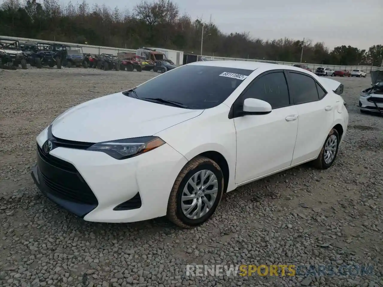 1 Photograph of a damaged car 5YFBURHE2KP937331 TOYOTA COROLLA 2019