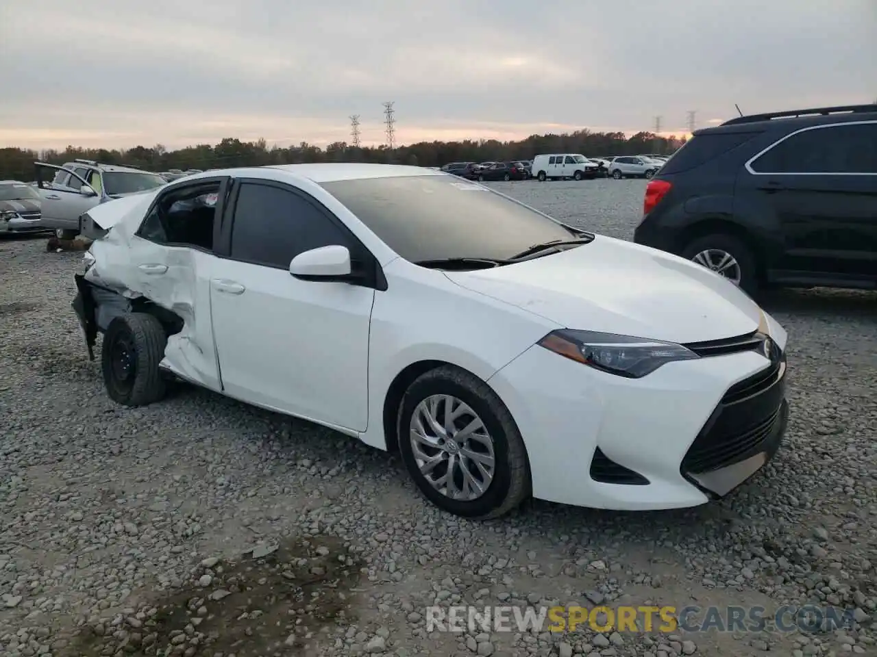 4 Photograph of a damaged car 5YFBURHE2KP937331 TOYOTA COROLLA 2019