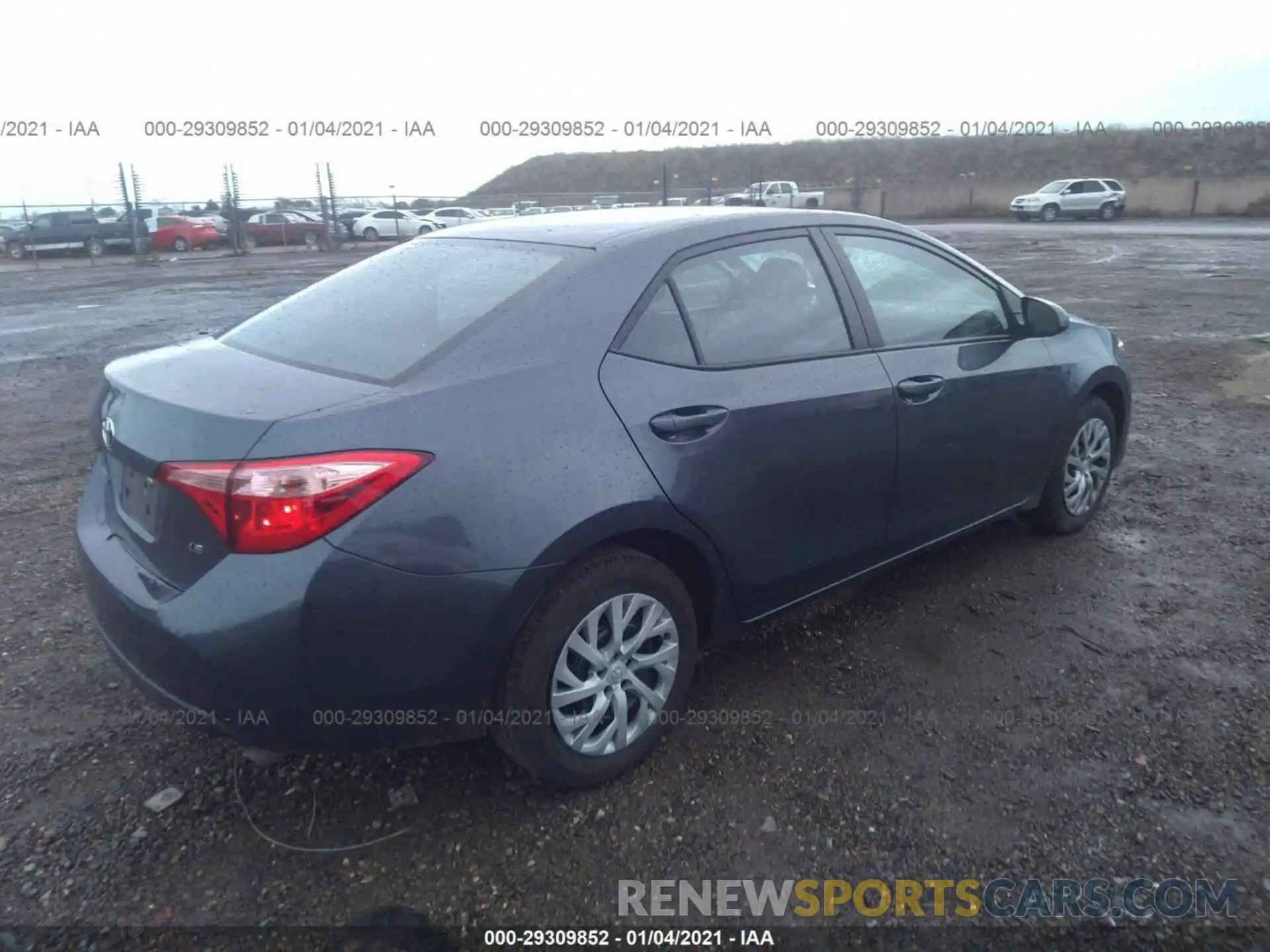 4 Photograph of a damaged car 5YFBURHE2KP937491 TOYOTA COROLLA 2019