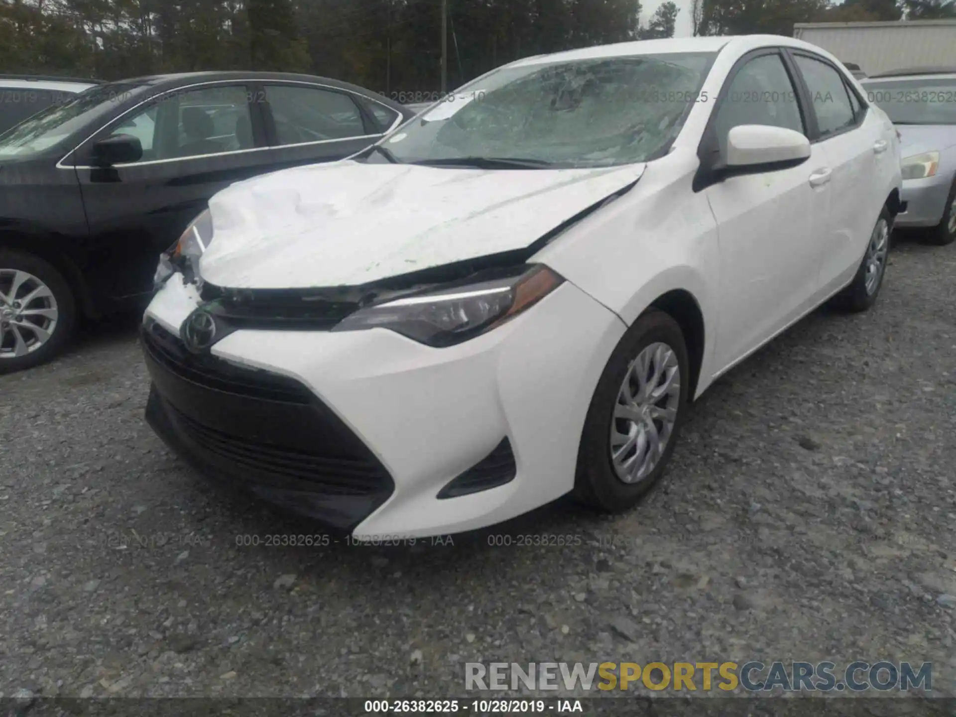 2 Photograph of a damaged car 5YFBURHE2KP937829 TOYOTA COROLLA 2019