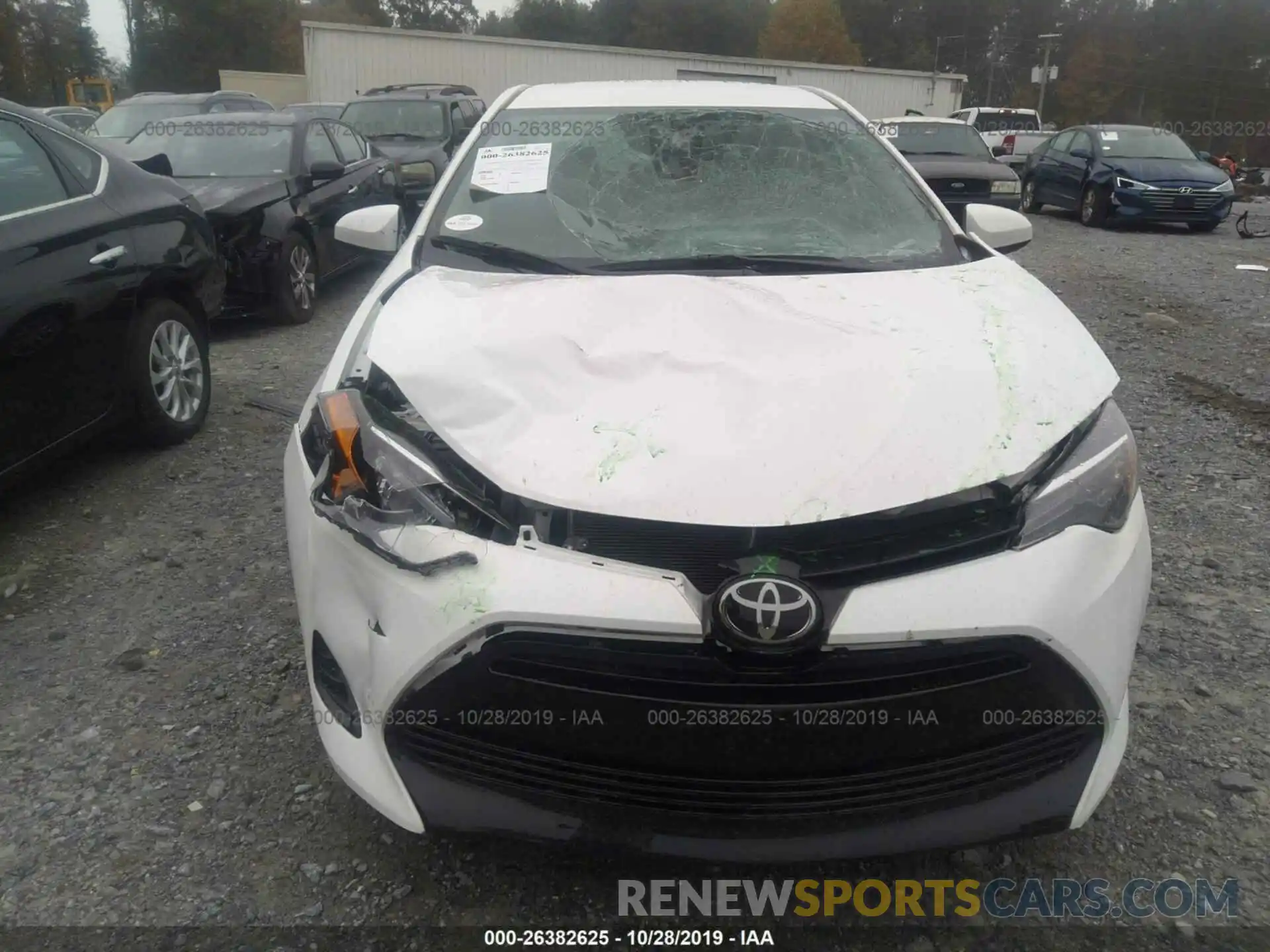 6 Photograph of a damaged car 5YFBURHE2KP937829 TOYOTA COROLLA 2019