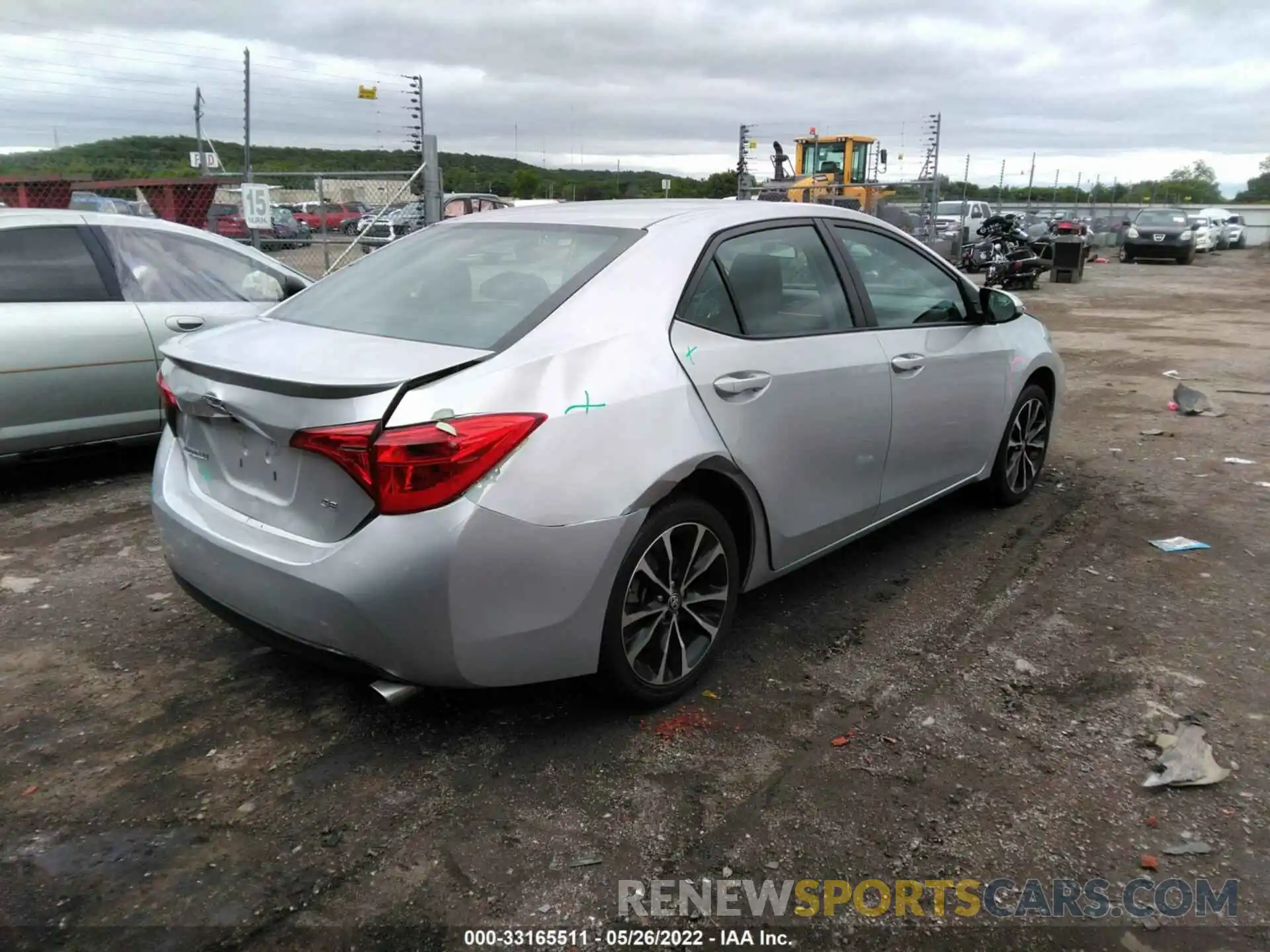 4 Photograph of a damaged car 5YFBURHE2KP937930 TOYOTA COROLLA 2019