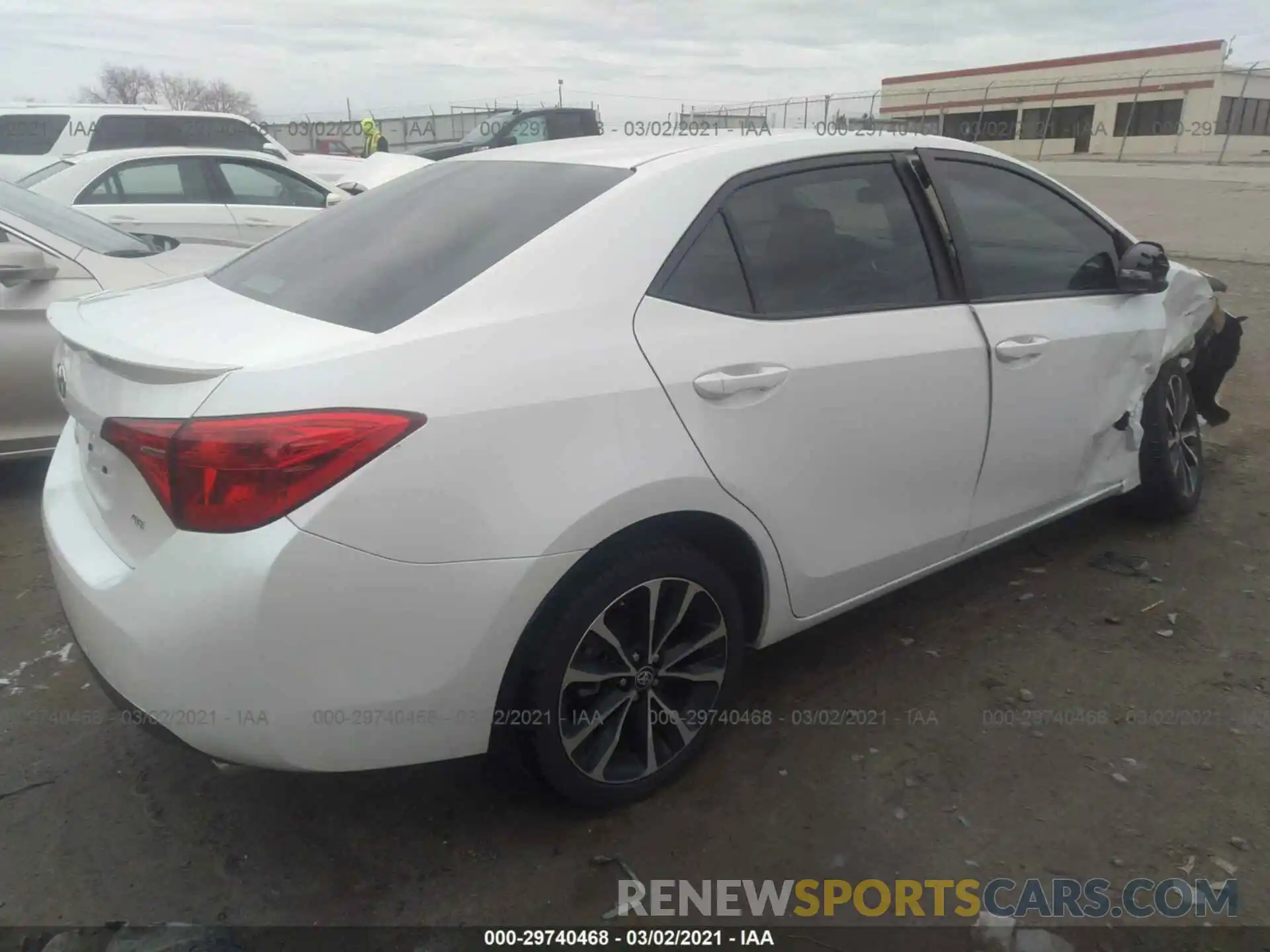 4 Photograph of a damaged car 5YFBURHE2KP938317 TOYOTA COROLLA 2019