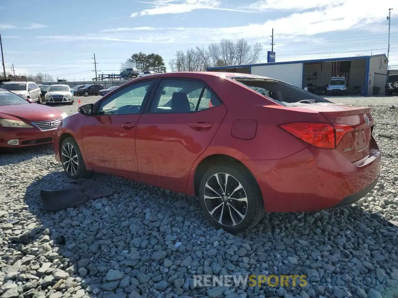 2 Photograph of a damaged car 5YFBURHE2KP939306 TOYOTA COROLLA 2019