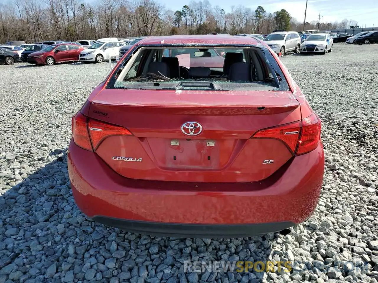 6 Photograph of a damaged car 5YFBURHE2KP939306 TOYOTA COROLLA 2019
