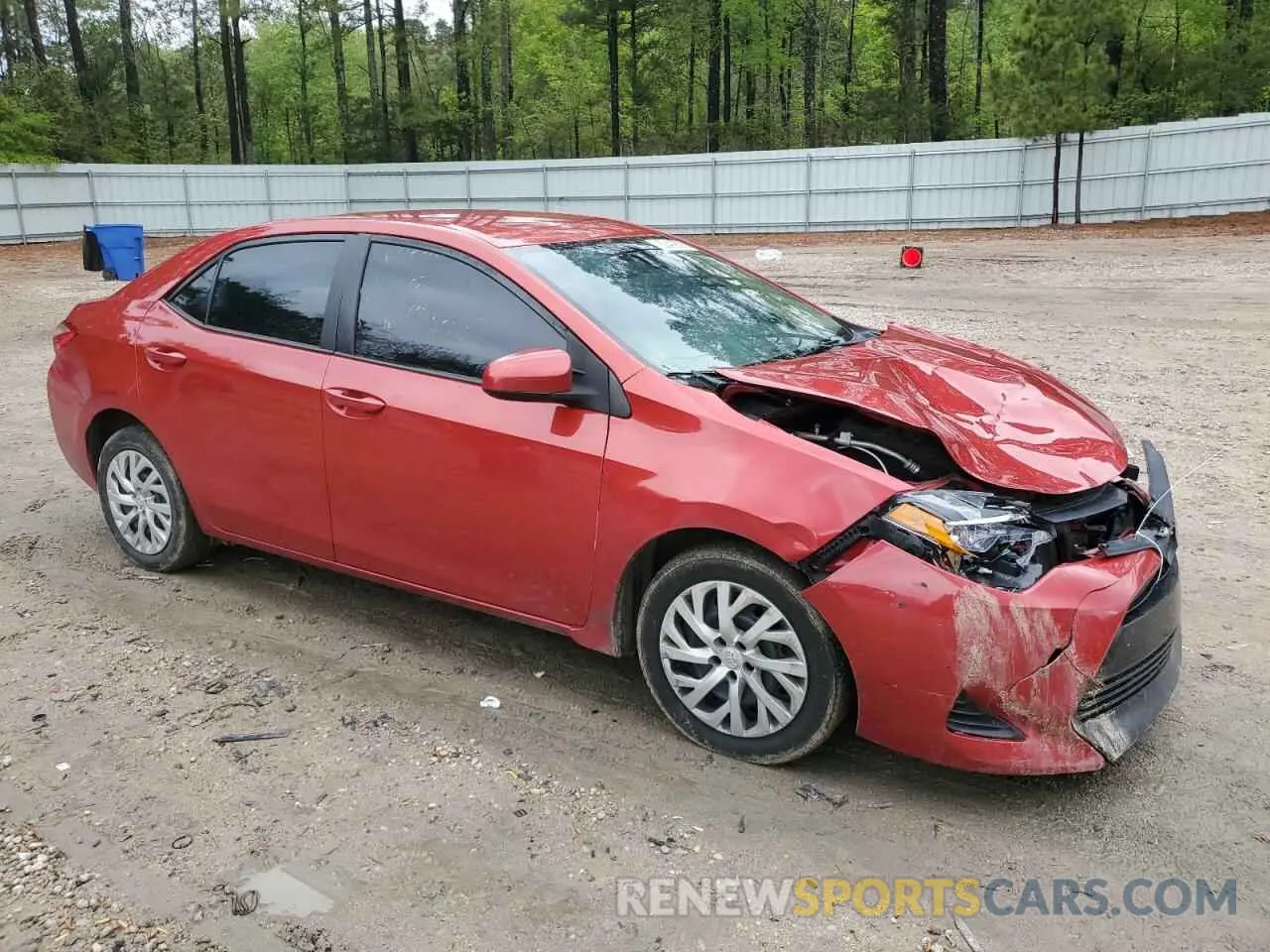 4 Photograph of a damaged car 5YFBURHE2KP939340 TOYOTA COROLLA 2019