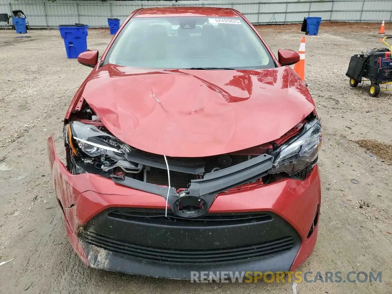 5 Photograph of a damaged car 5YFBURHE2KP939340 TOYOTA COROLLA 2019