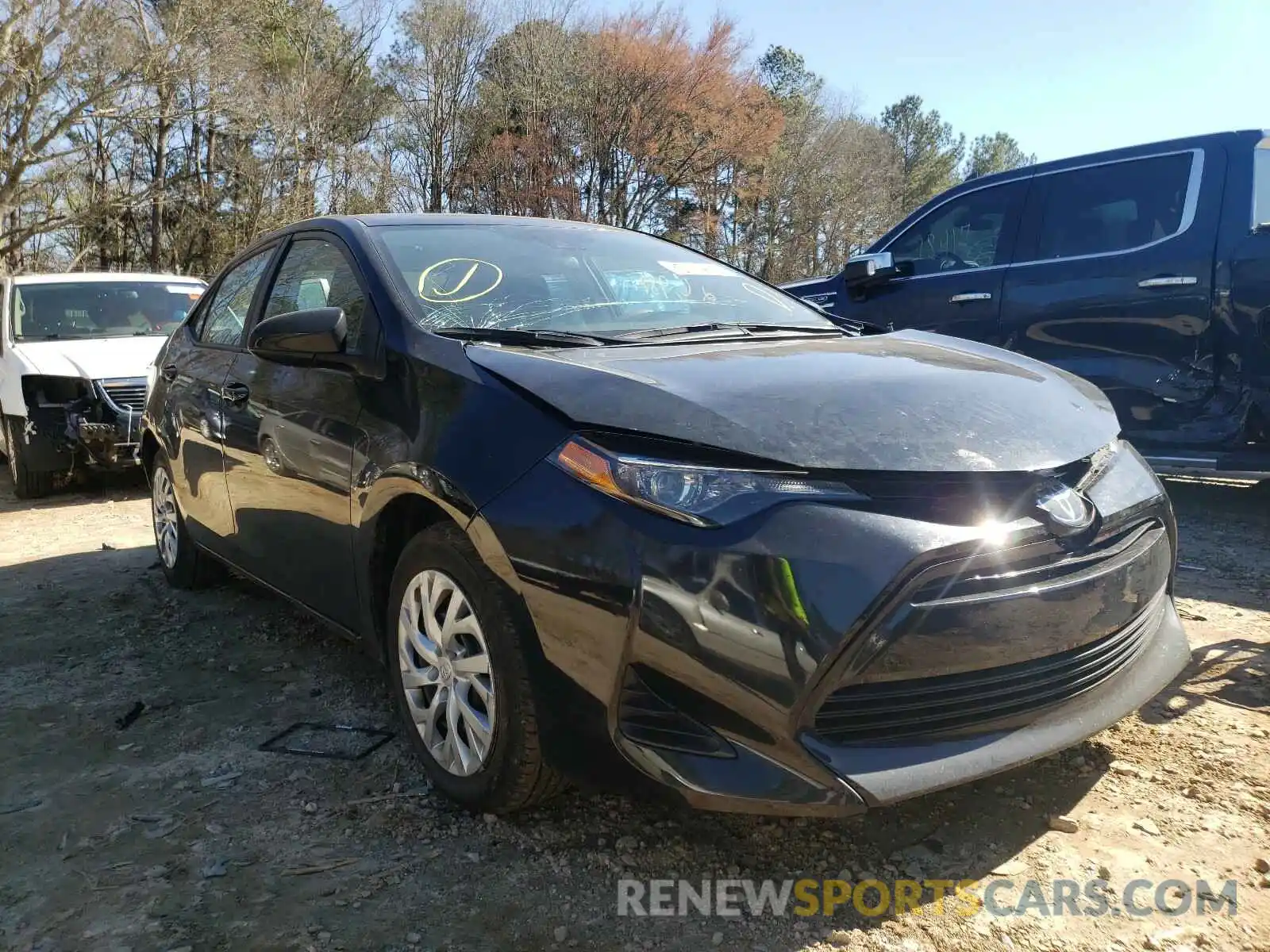 1 Photograph of a damaged car 5YFBURHE2KP940598 TOYOTA COROLLA 2019