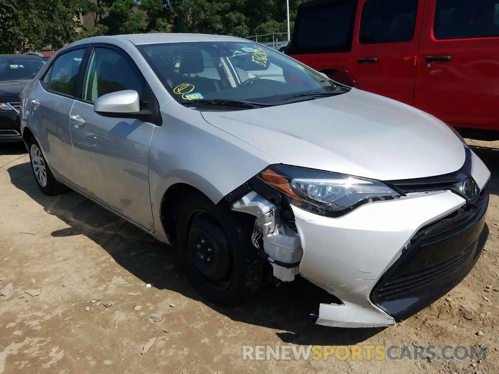 1 Photograph of a damaged car 5YFBURHE2KP940830 TOYOTA COROLLA 2019