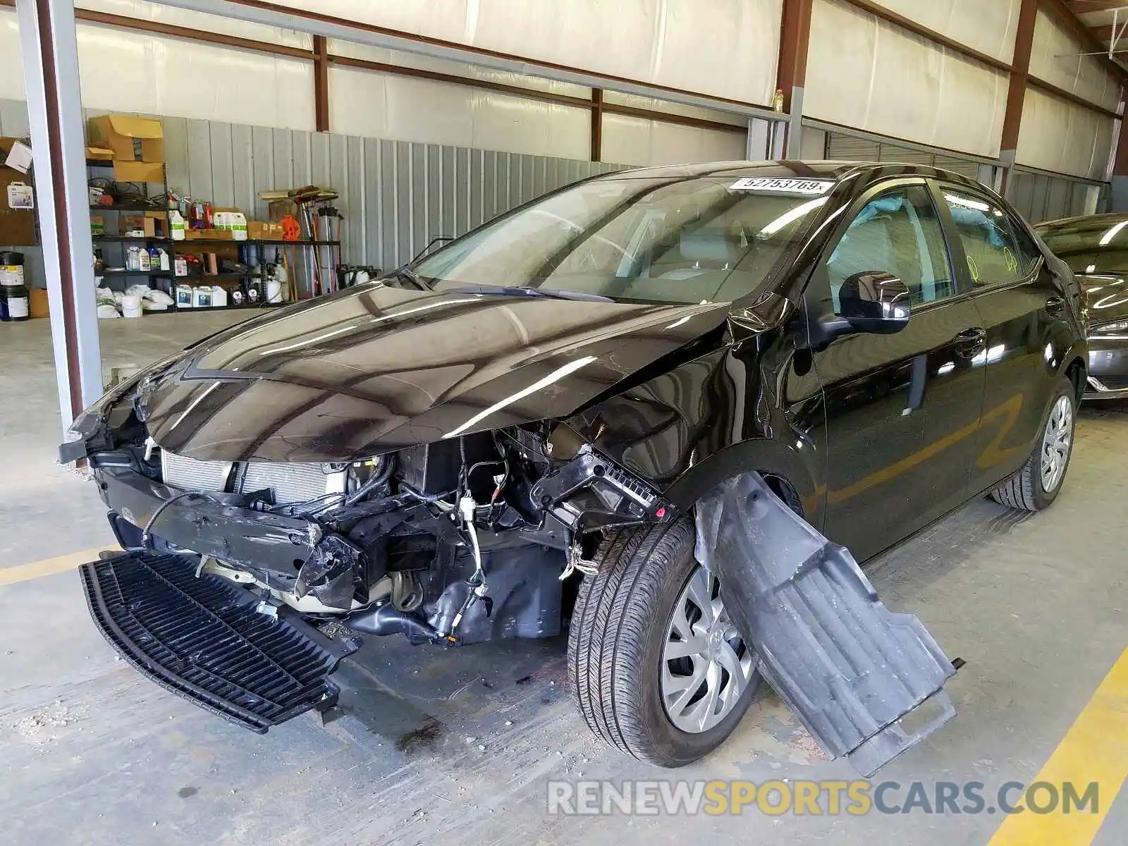 2 Photograph of a damaged car 5YFBURHE2KP942884 TOYOTA COROLLA 2019