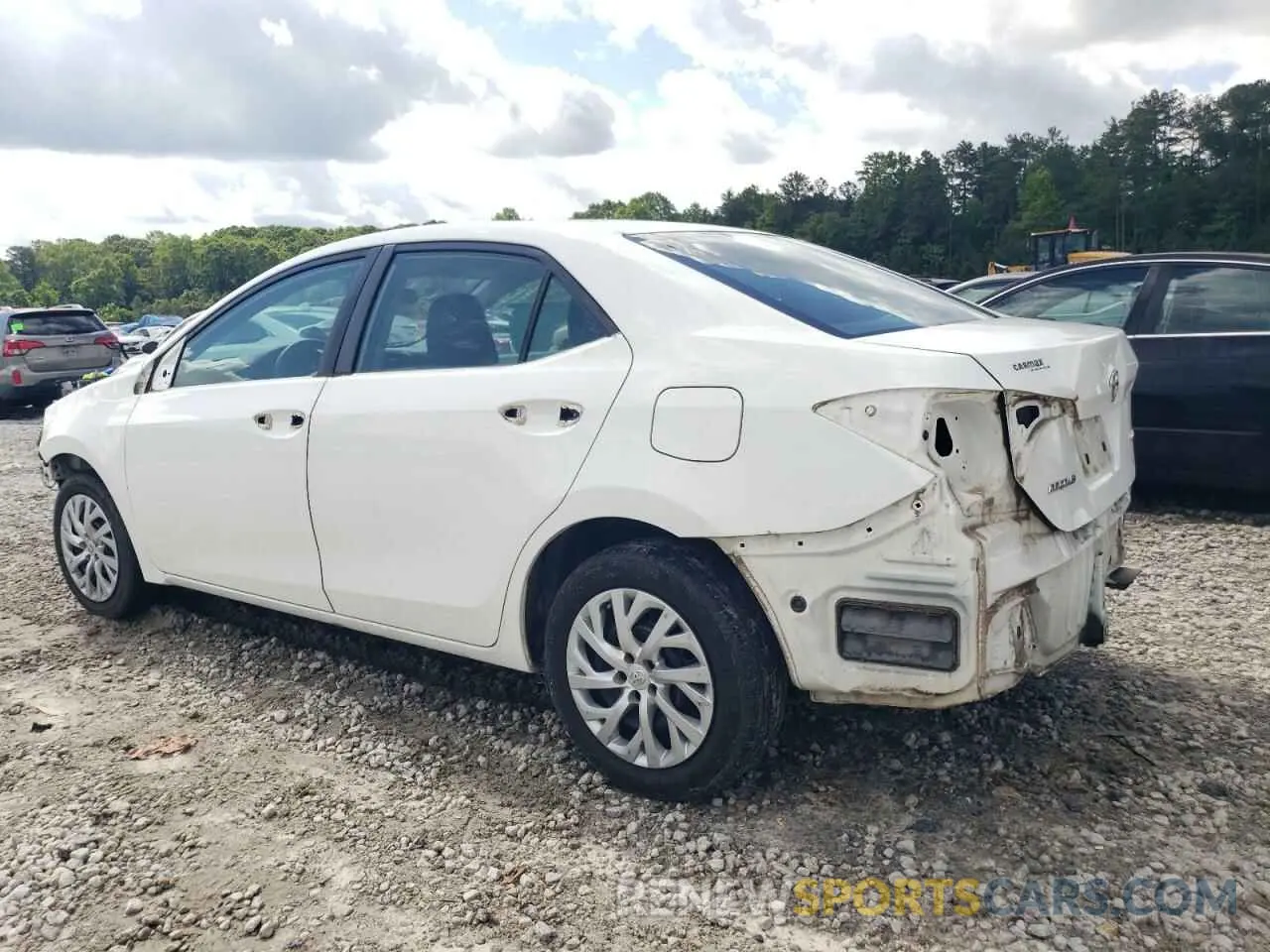 2 Photograph of a damaged car 5YFBURHE2KP944506 TOYOTA COROLLA 2019
