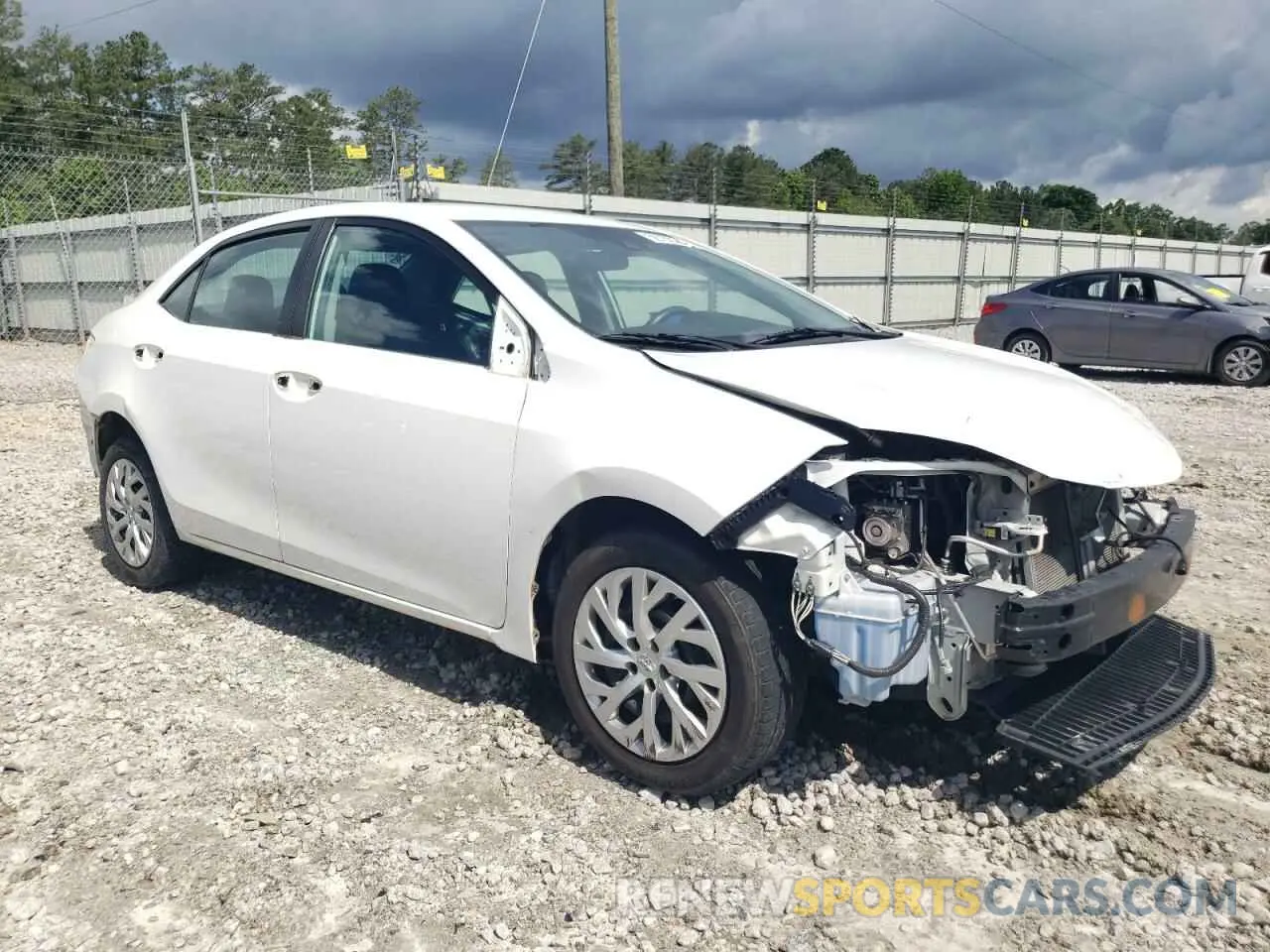 4 Photograph of a damaged car 5YFBURHE2KP944506 TOYOTA COROLLA 2019