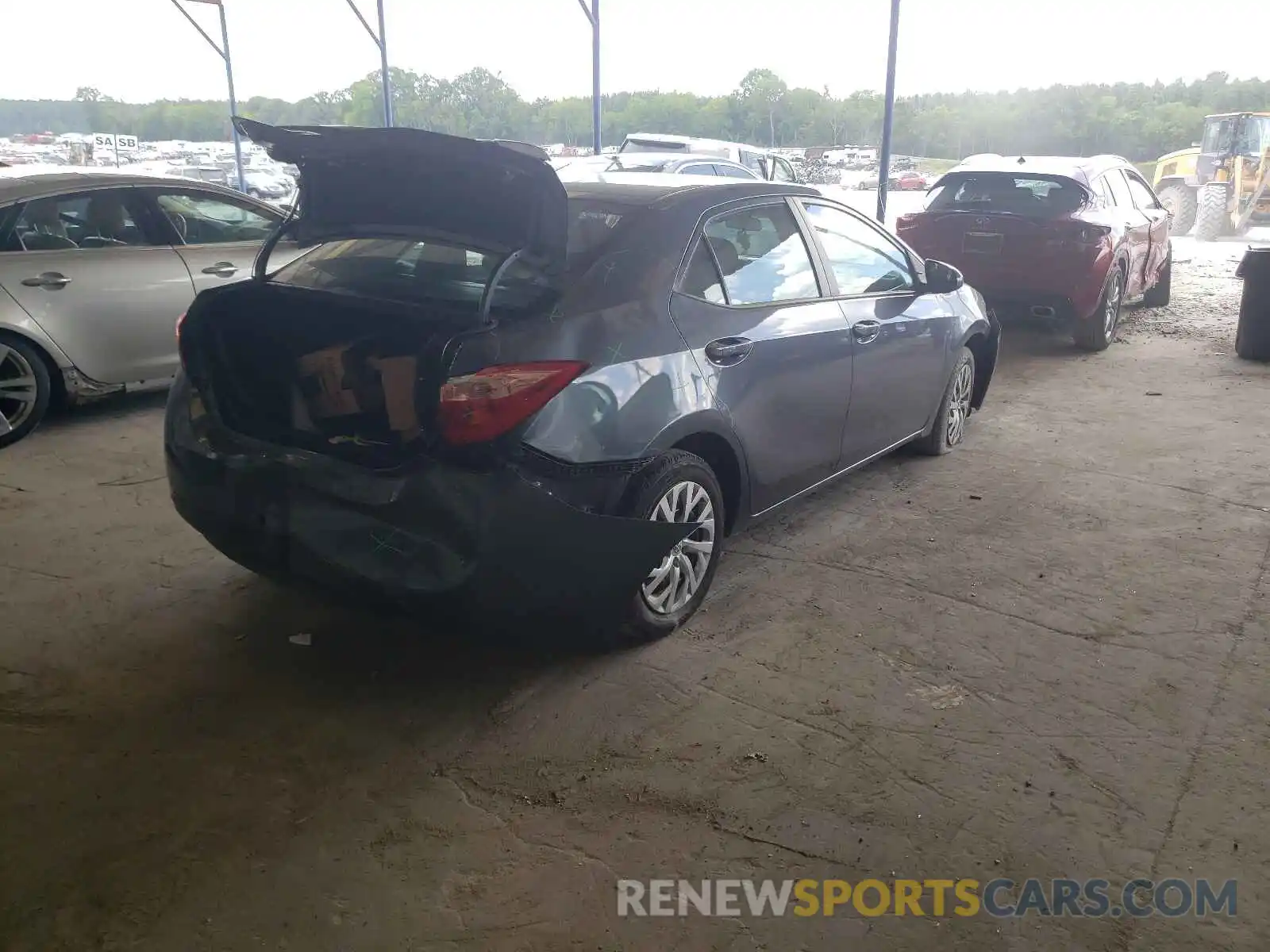 4 Photograph of a damaged car 5YFBURHE2KP944781 TOYOTA COROLLA 2019