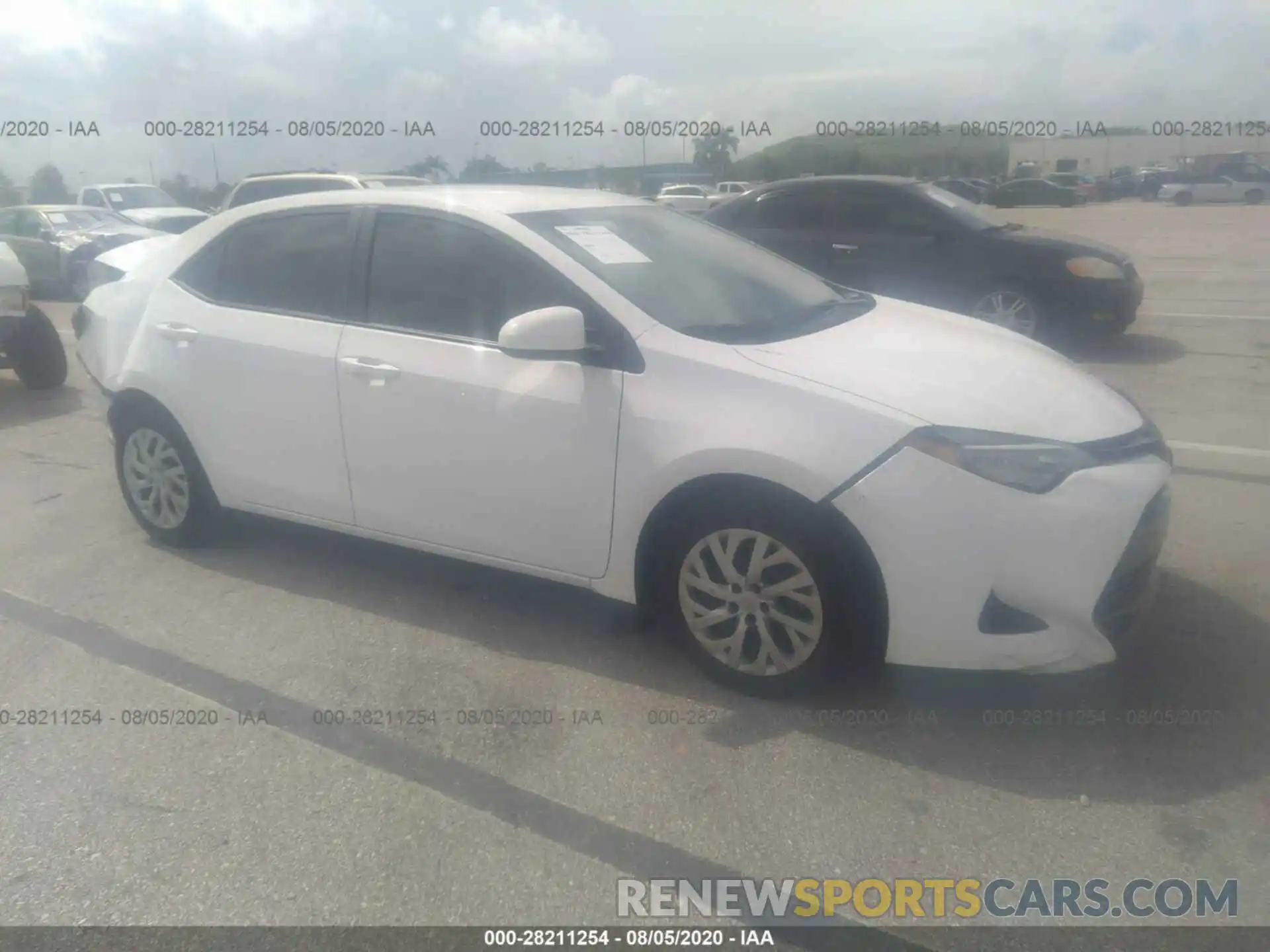 1 Photograph of a damaged car 5YFBURHE2KP945039 TOYOTA COROLLA 2019