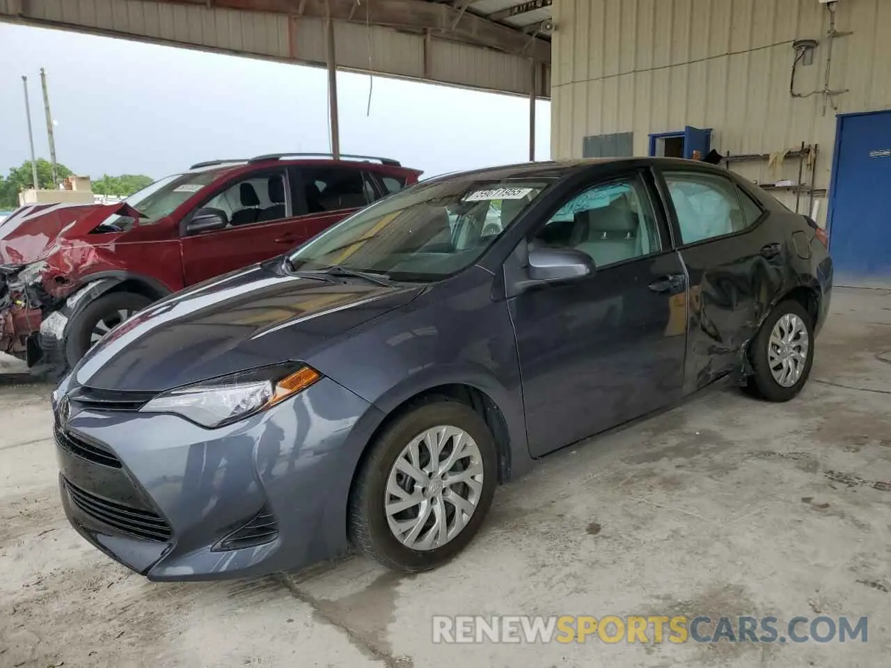 1 Photograph of a damaged car 5YFBURHE2KP945123 TOYOTA COROLLA 2019