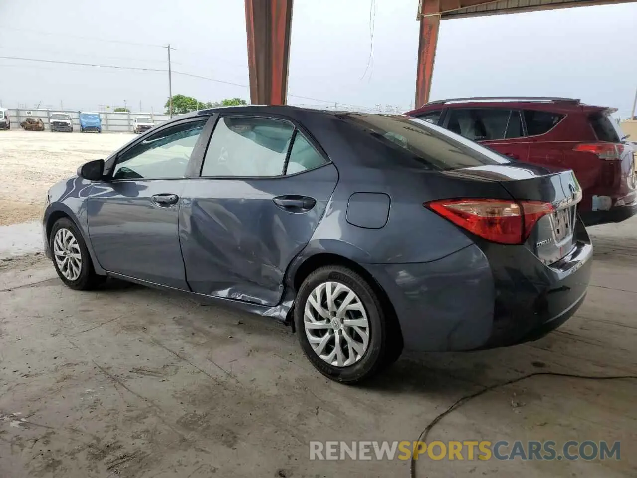 2 Photograph of a damaged car 5YFBURHE2KP945123 TOYOTA COROLLA 2019