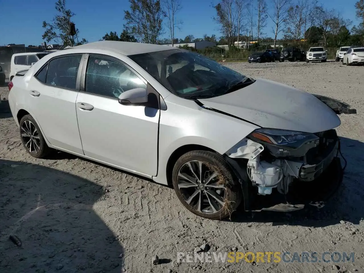 4 Photograph of a damaged car 5YFBURHE2KP945865 TOYOTA COROLLA 2019