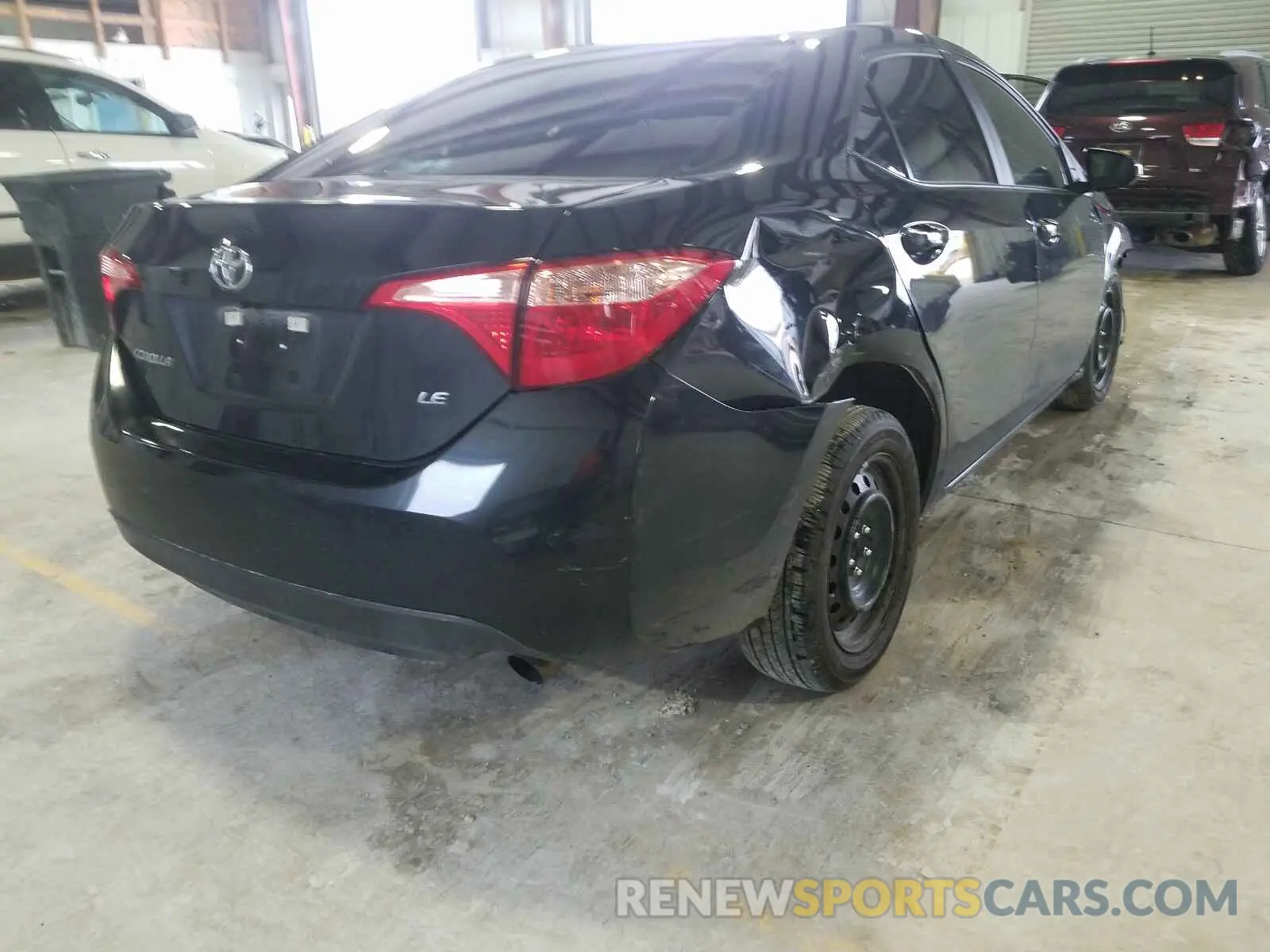 4 Photograph of a damaged car 5YFBURHE2KP946661 TOYOTA COROLLA 2019
