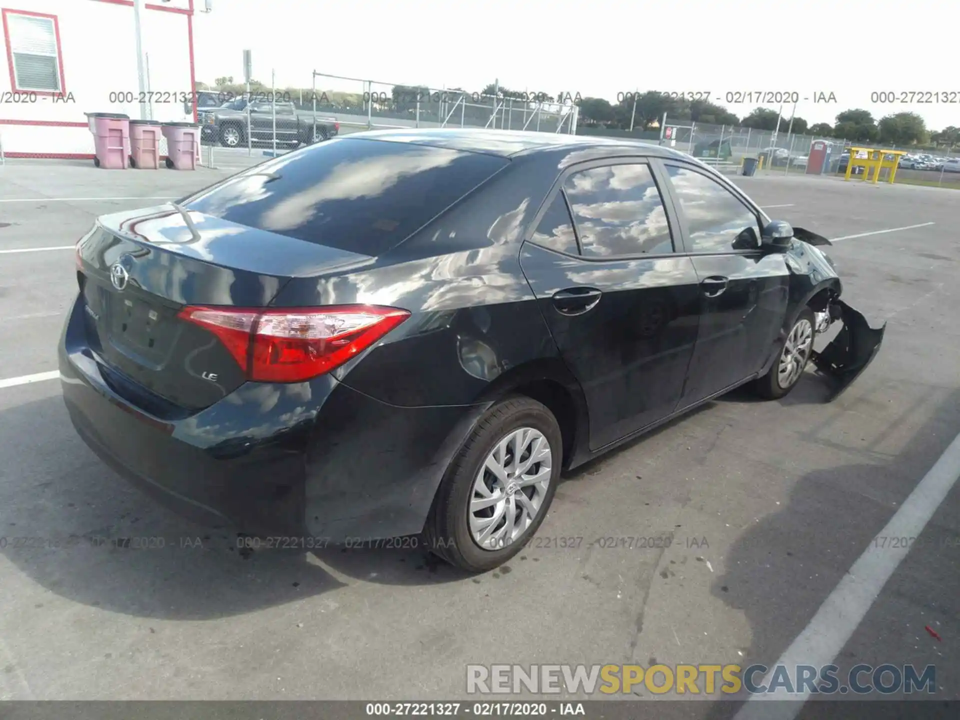 4 Photograph of a damaged car 5YFBURHE2KP947339 TOYOTA COROLLA 2019